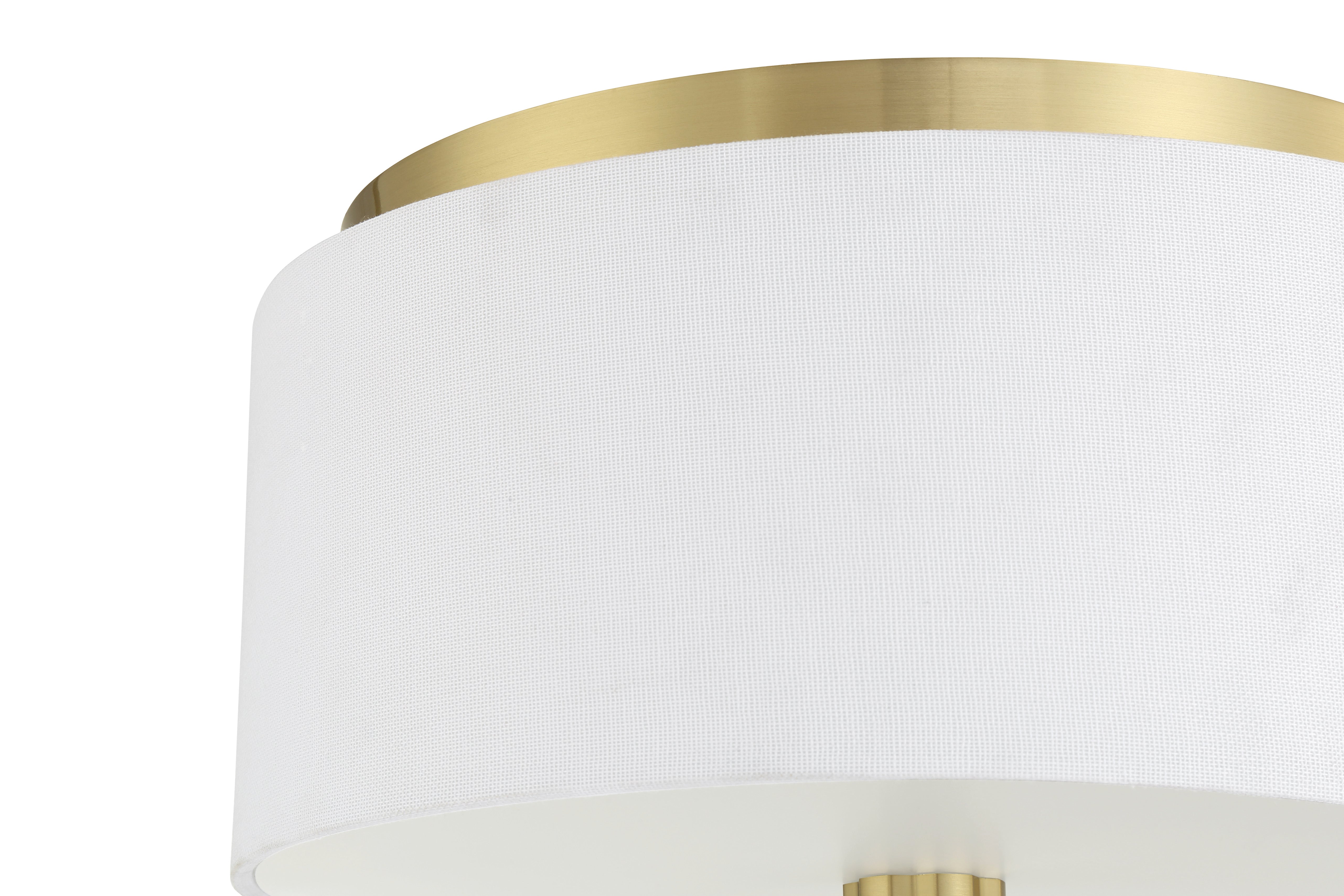satin brass ceiling mount