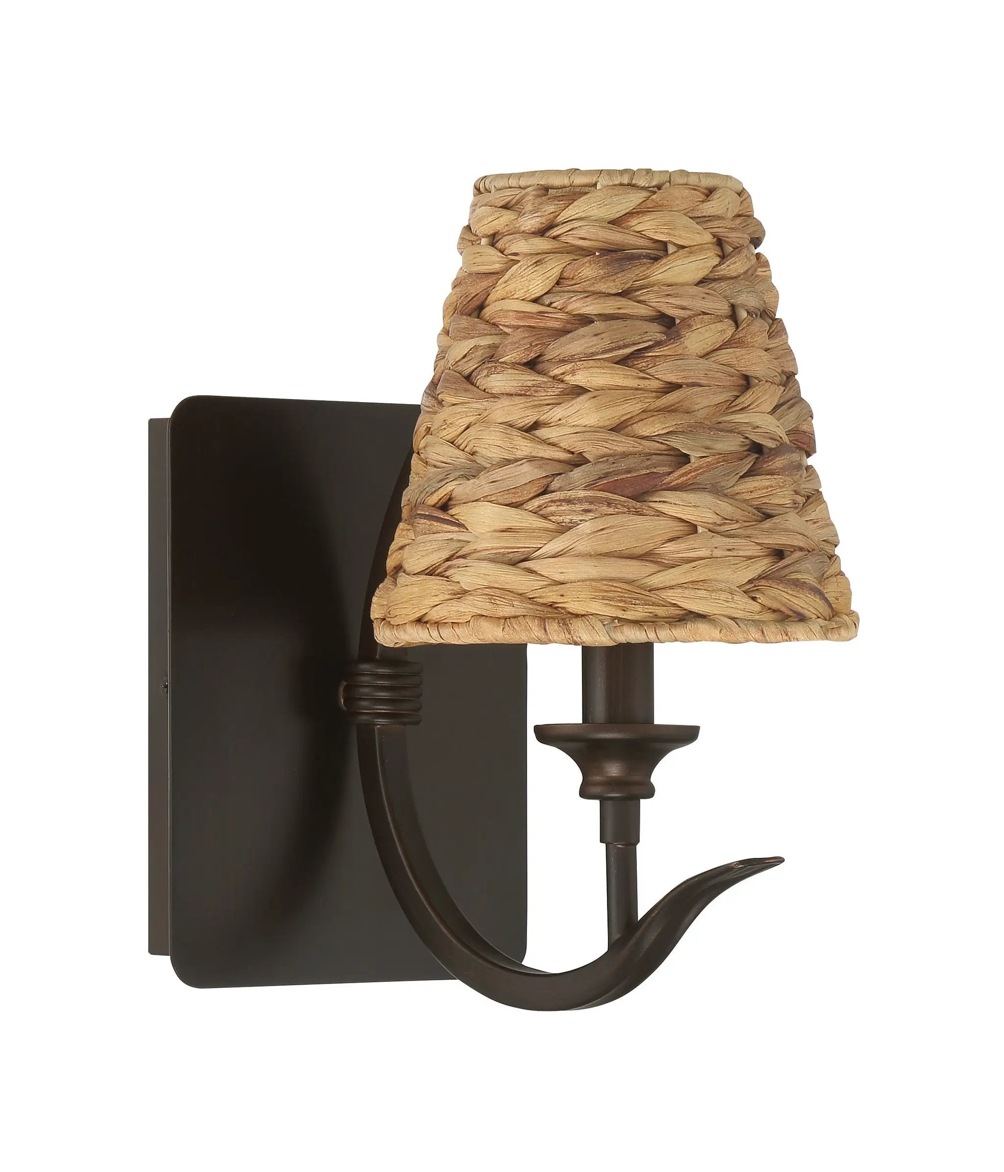aged bronze brushed wall sconces