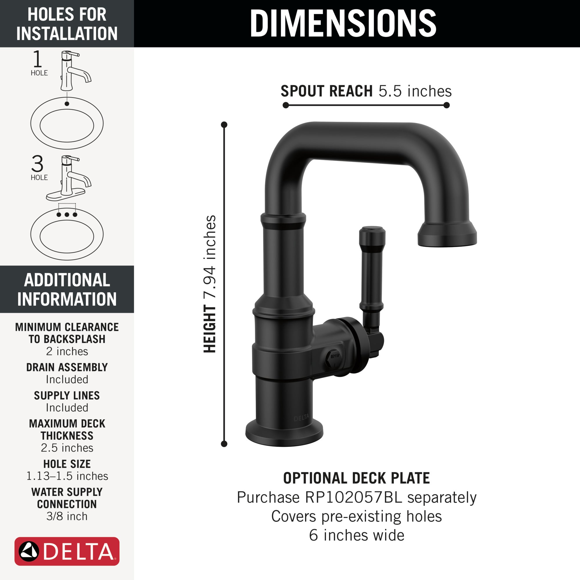 matte black bathroom faucet