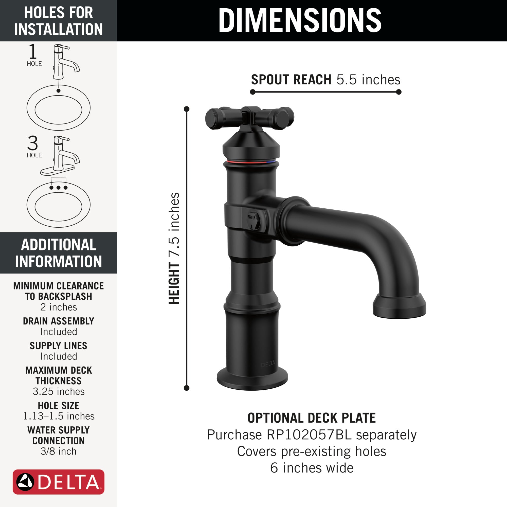 matte black bathroom faucet