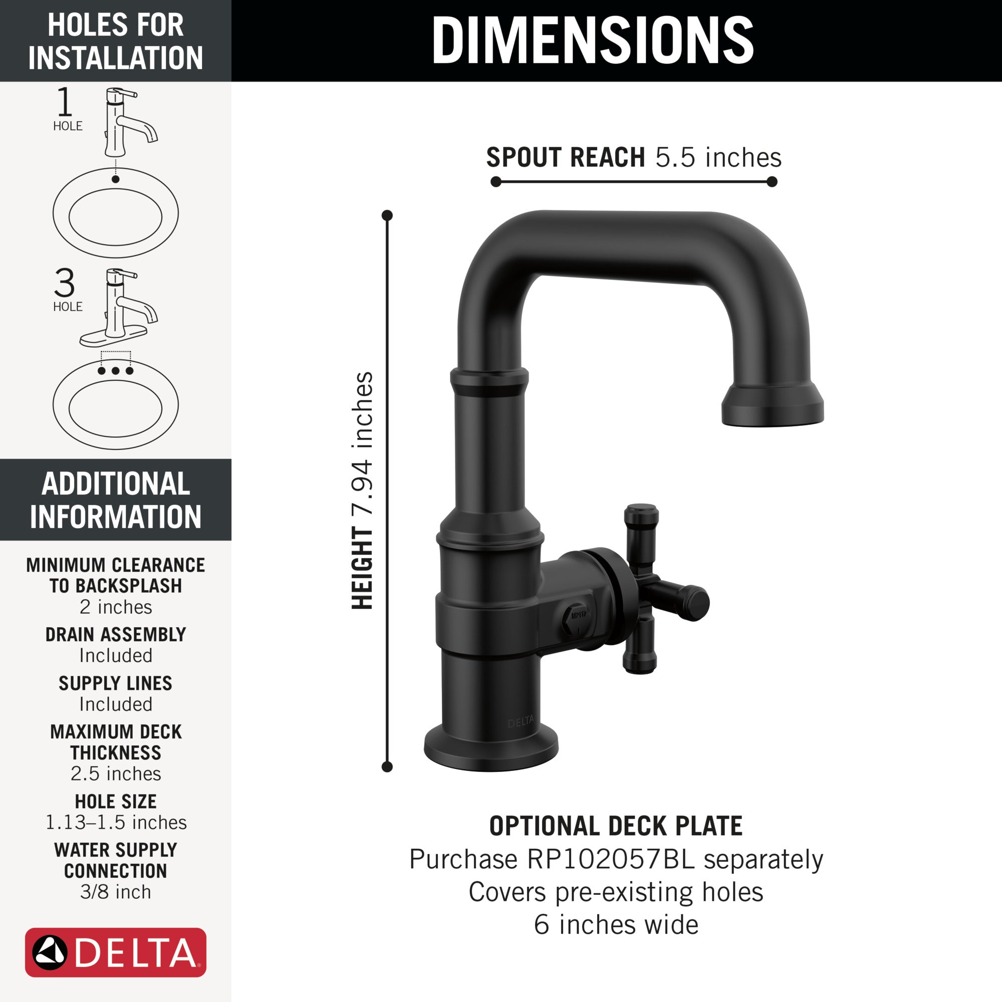 matte black bathroom faucet