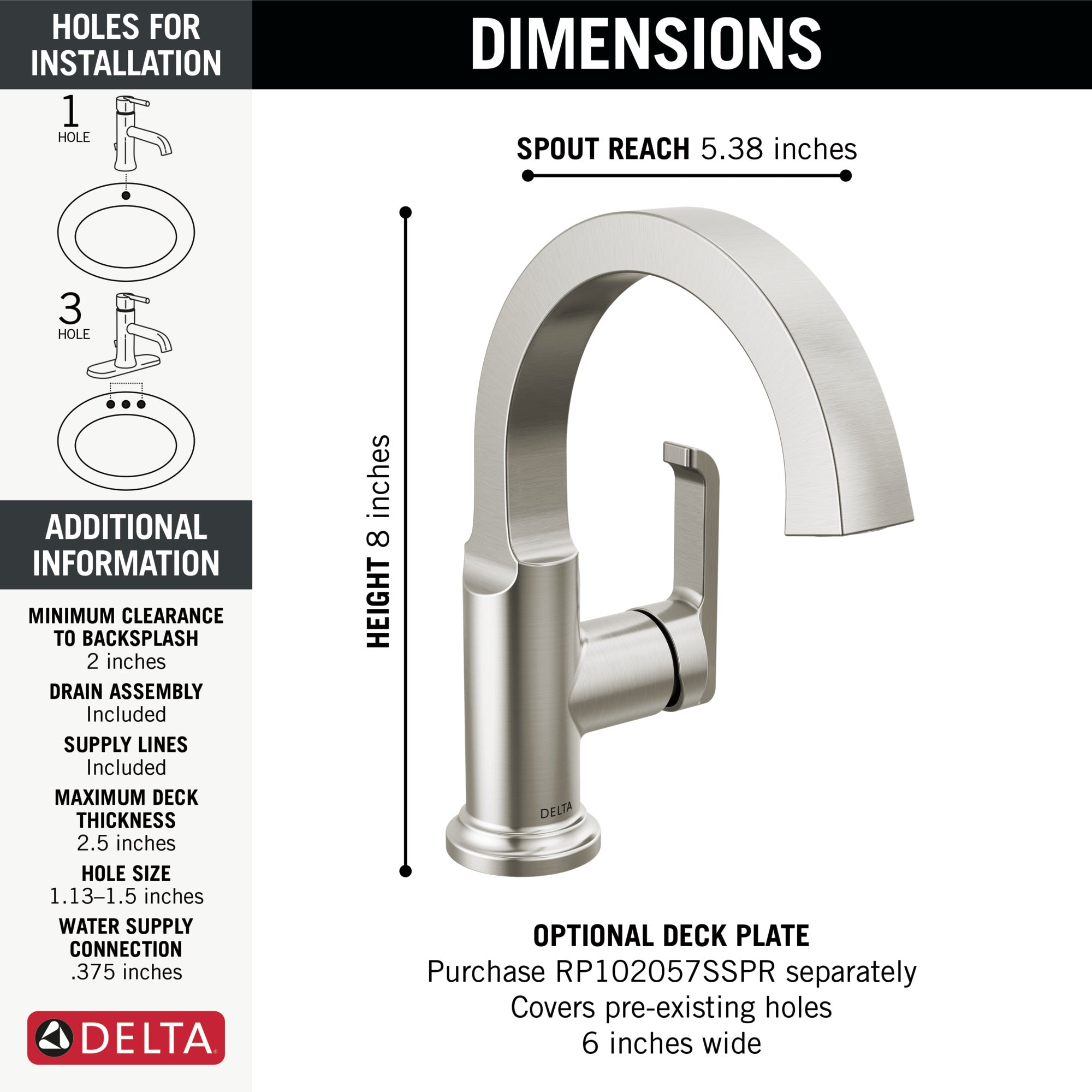 lumicoat stainless bathroom faucet
