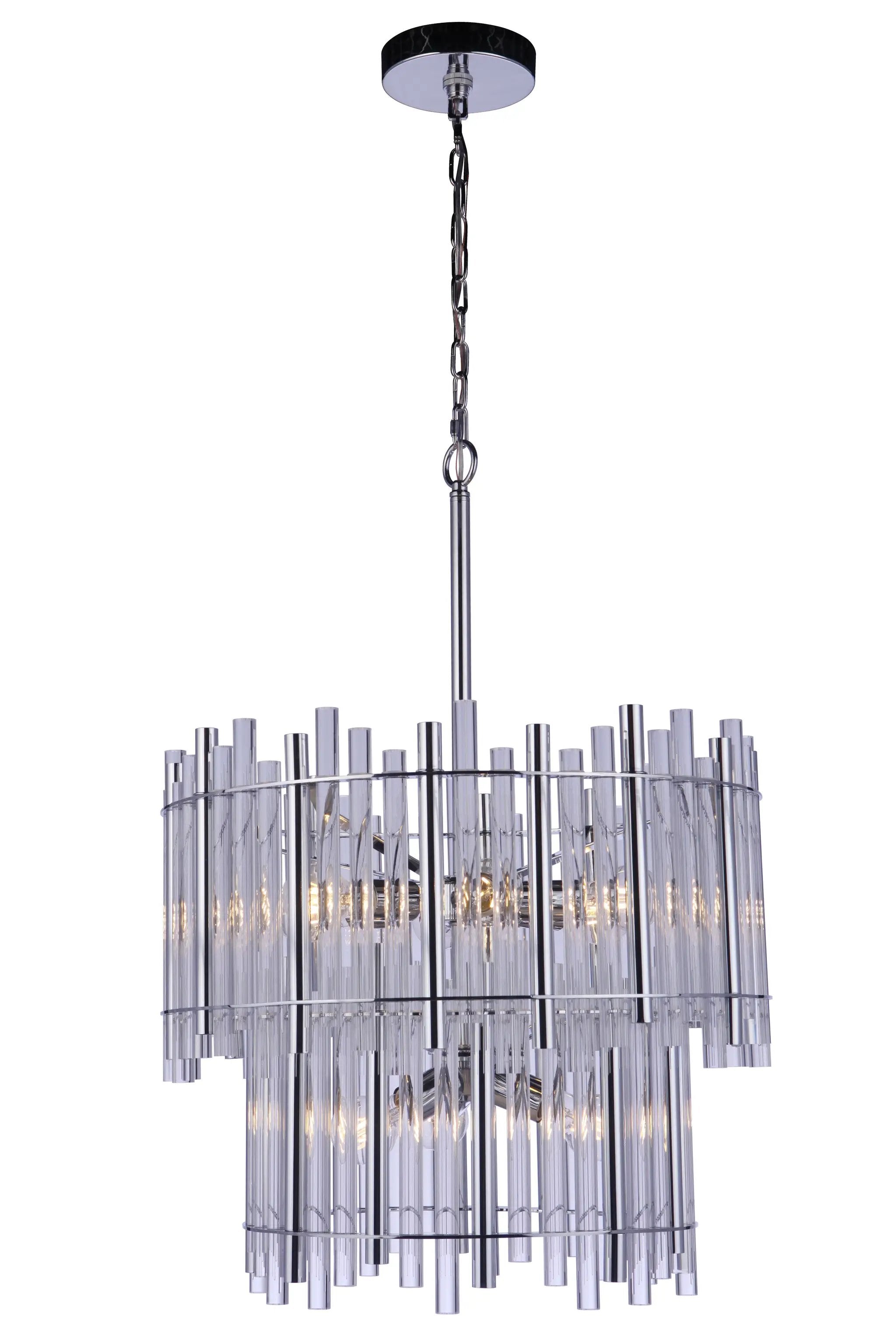 chrome chandeliers
