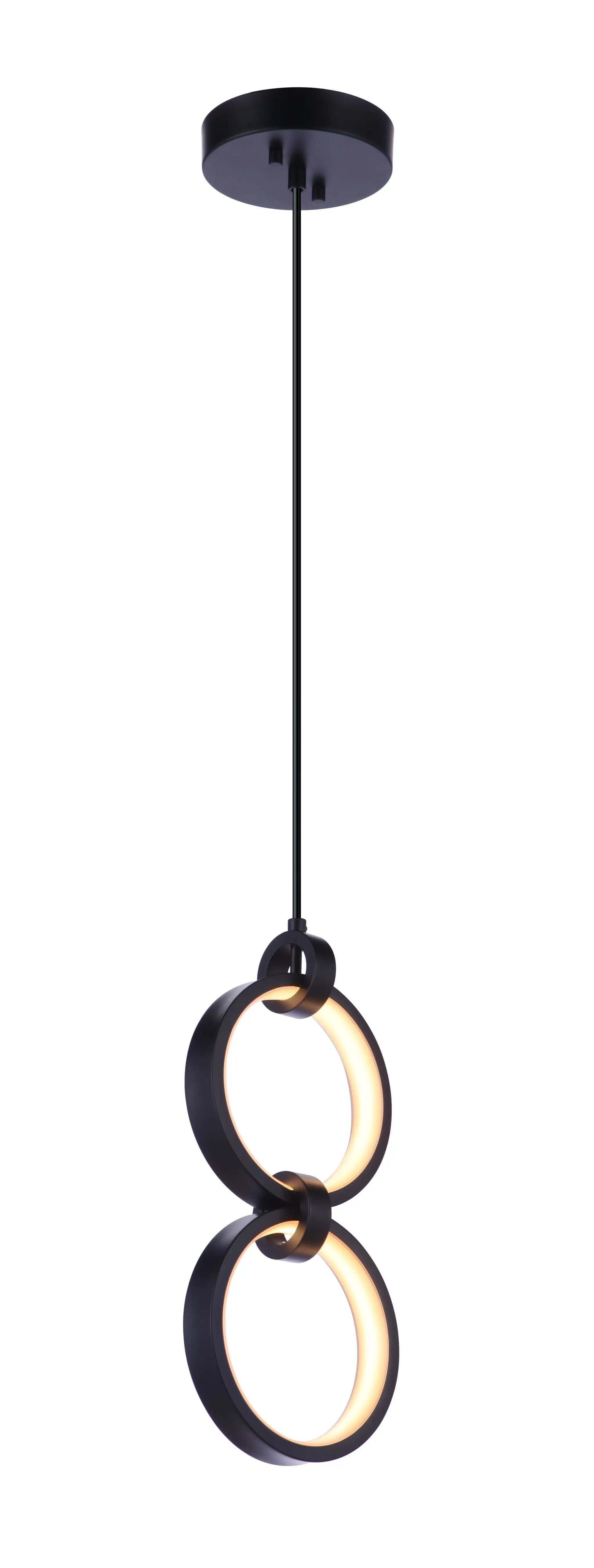 flat black pendants