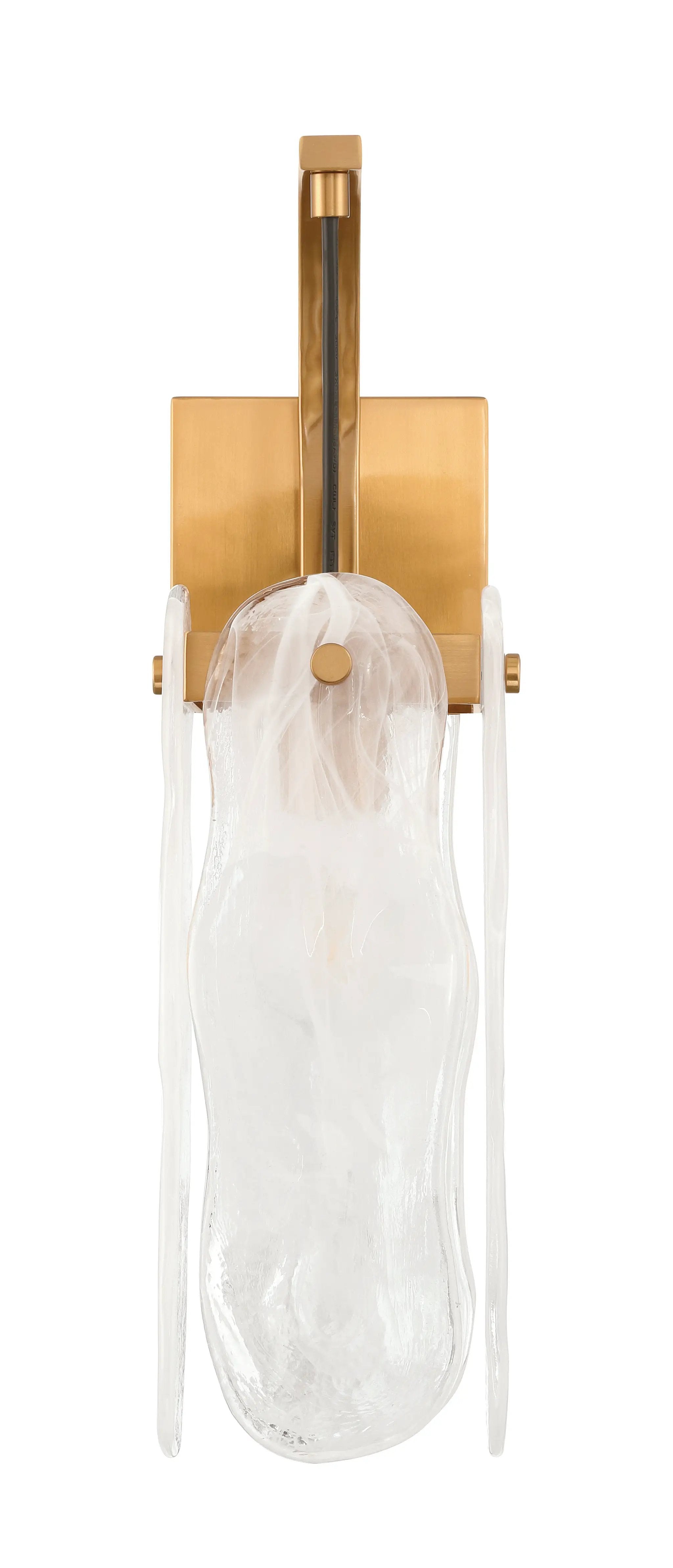 satin brass wall sconces