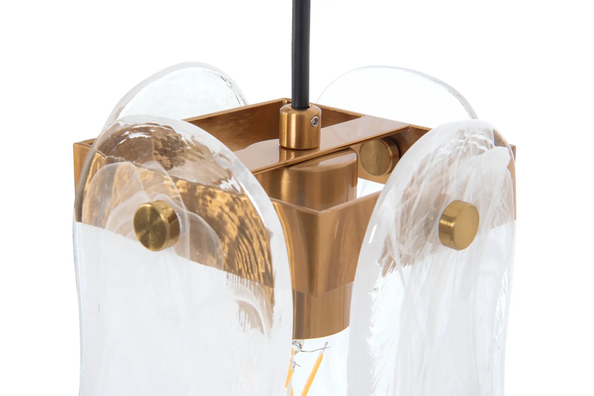 satin brass pendants