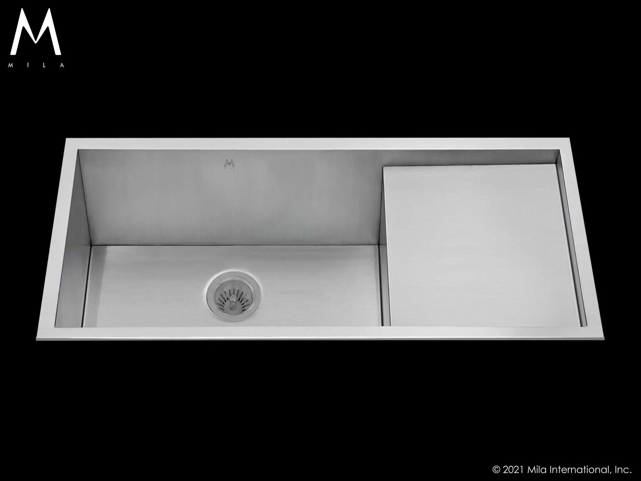 satin brushed ss kitchen sink