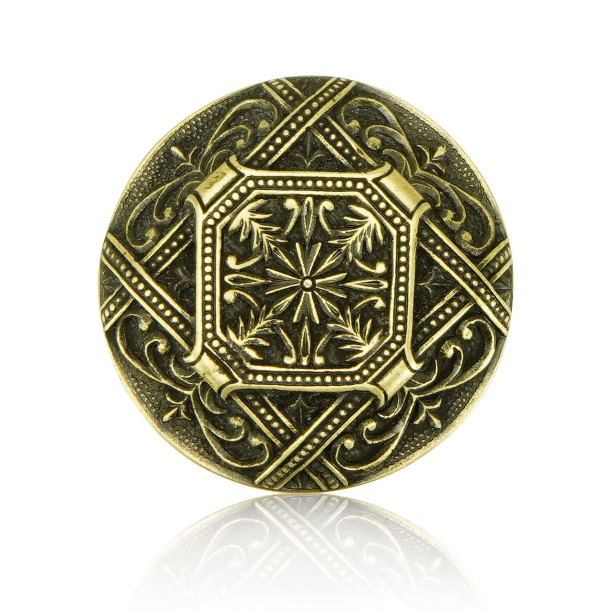 artisan brass knob