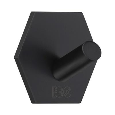 Smedbo Beslagsboden Single Hook Hexagon Self-adhesive