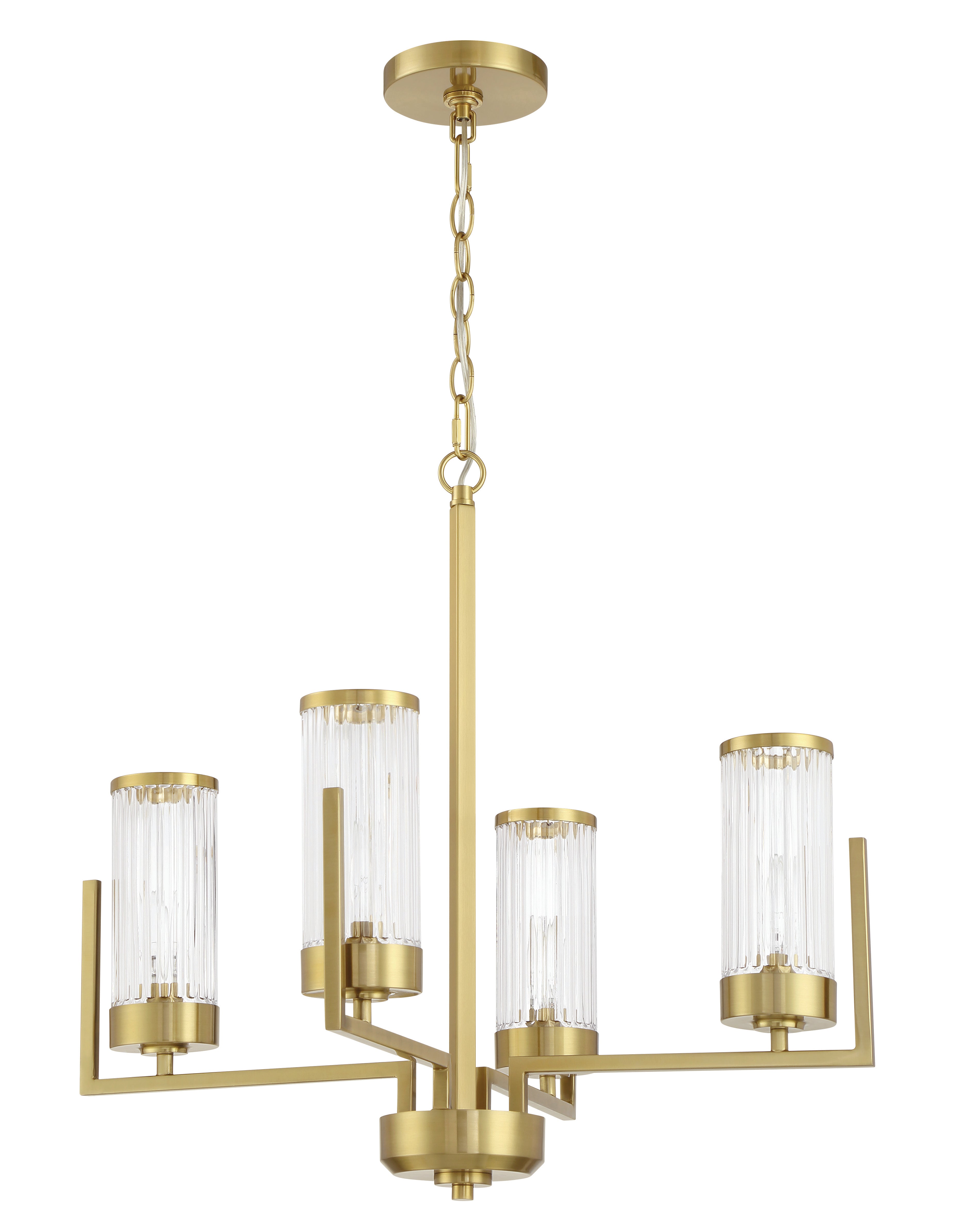 satin brass ceiling mount