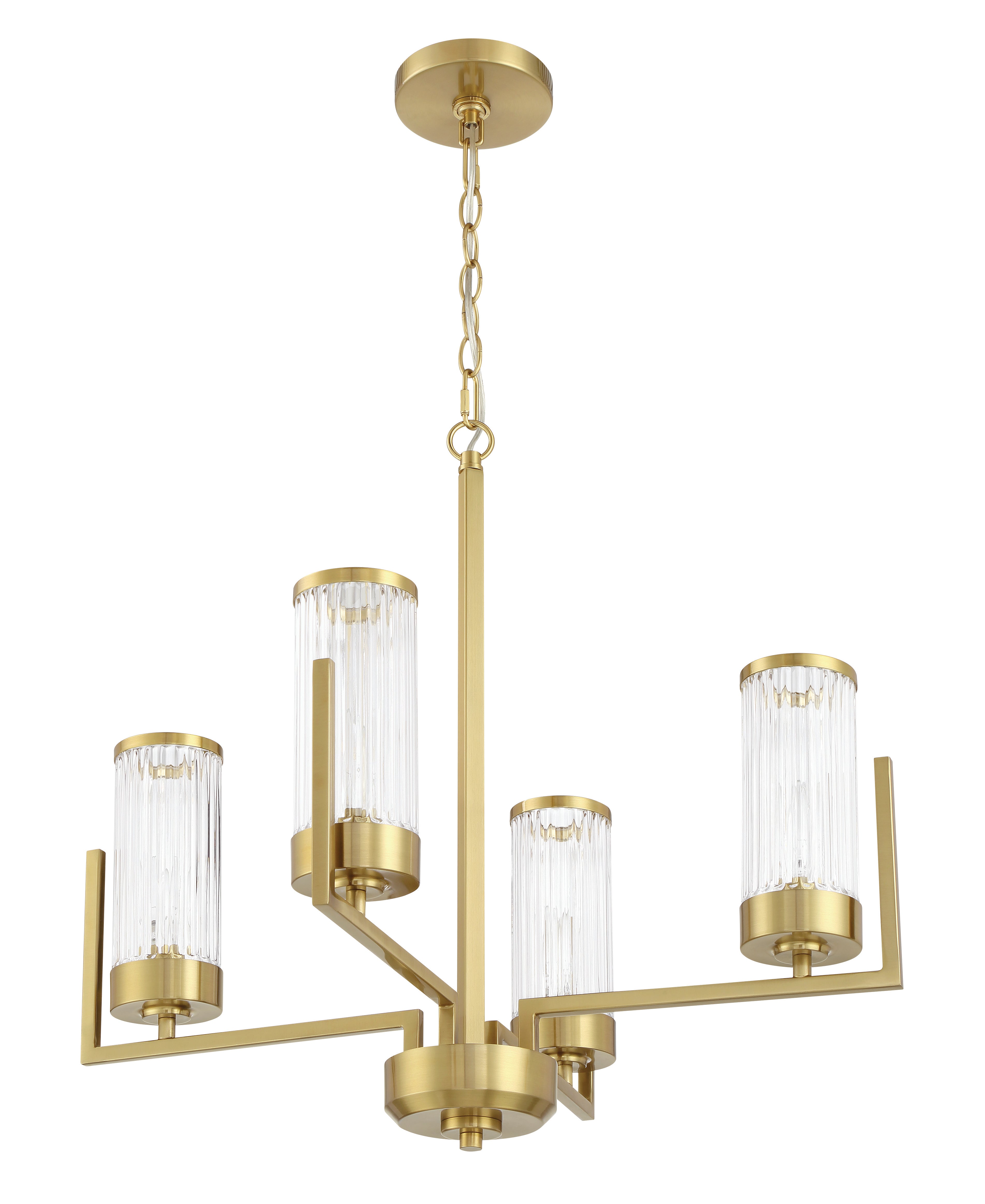 satin brass ceiling mount