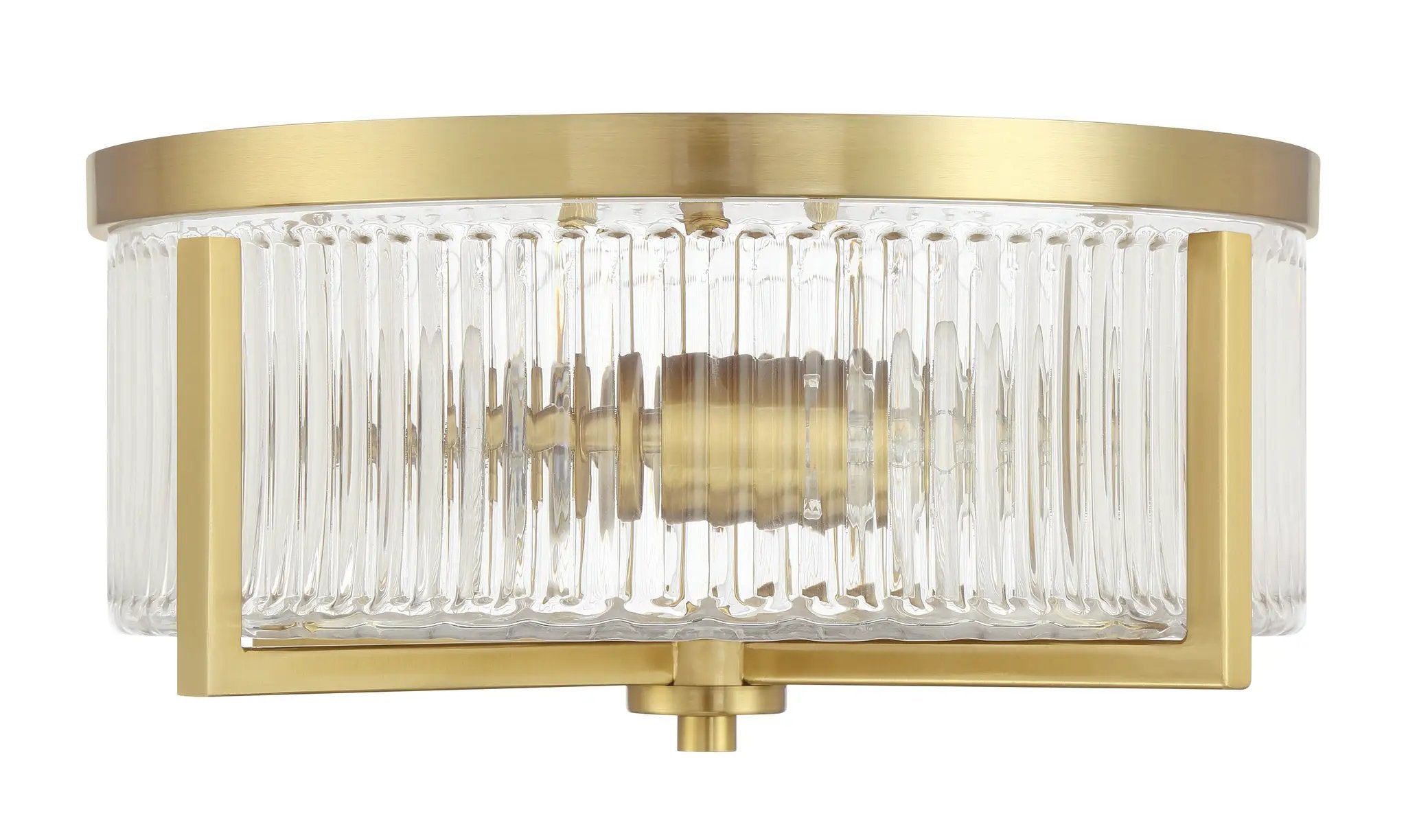 satin brass ceiling mount