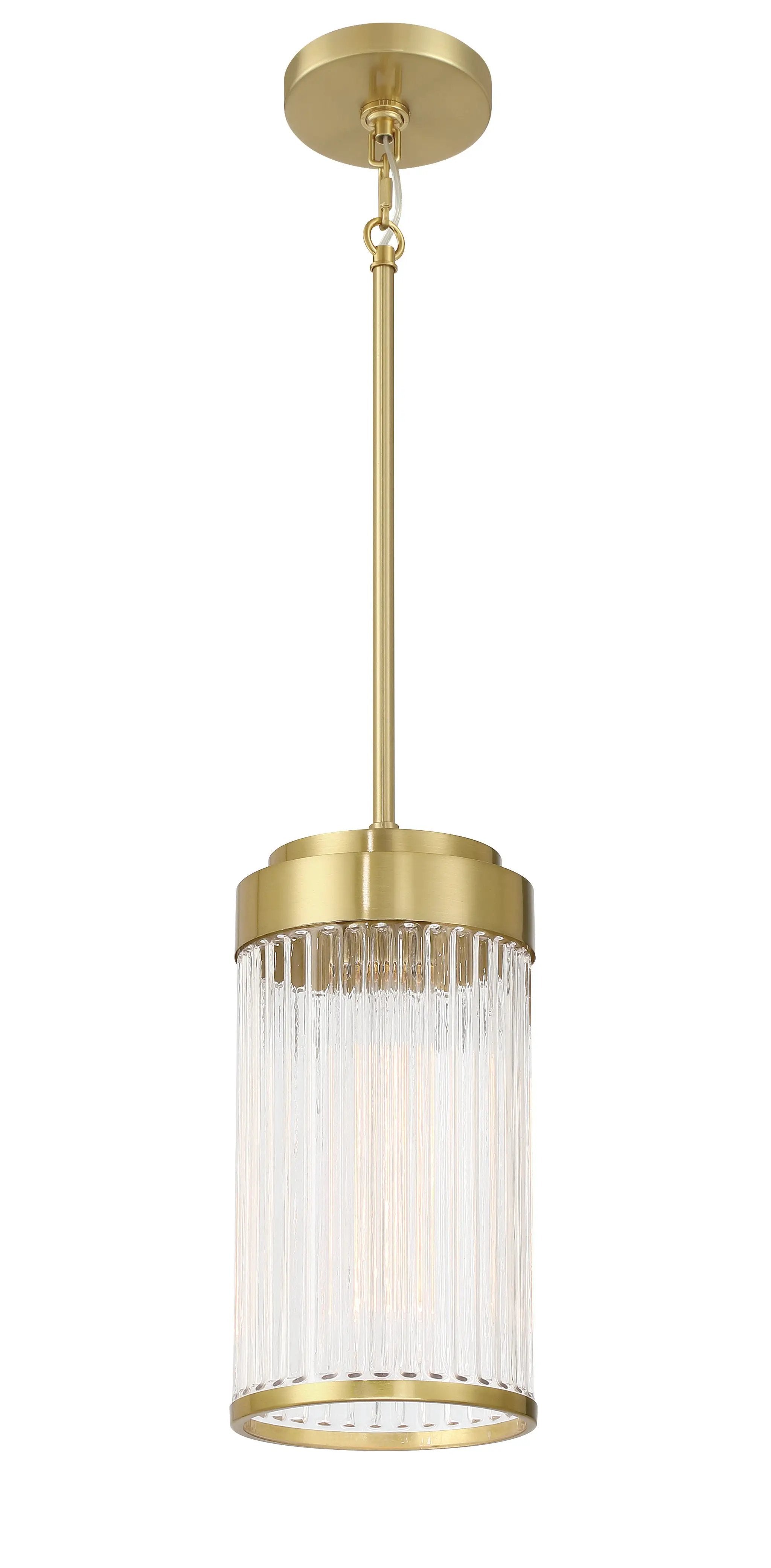satin brass pendants