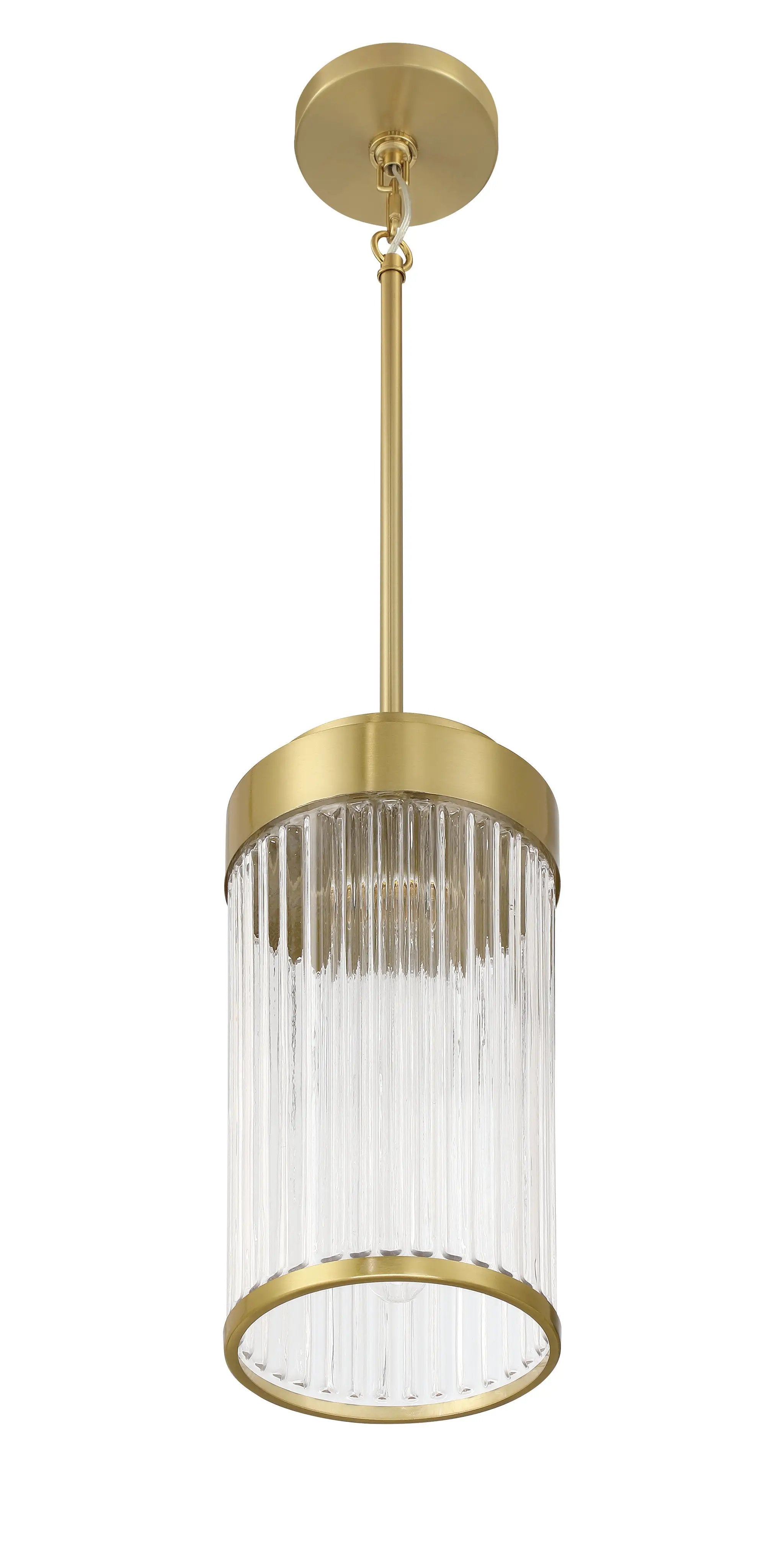 satin brass pendants