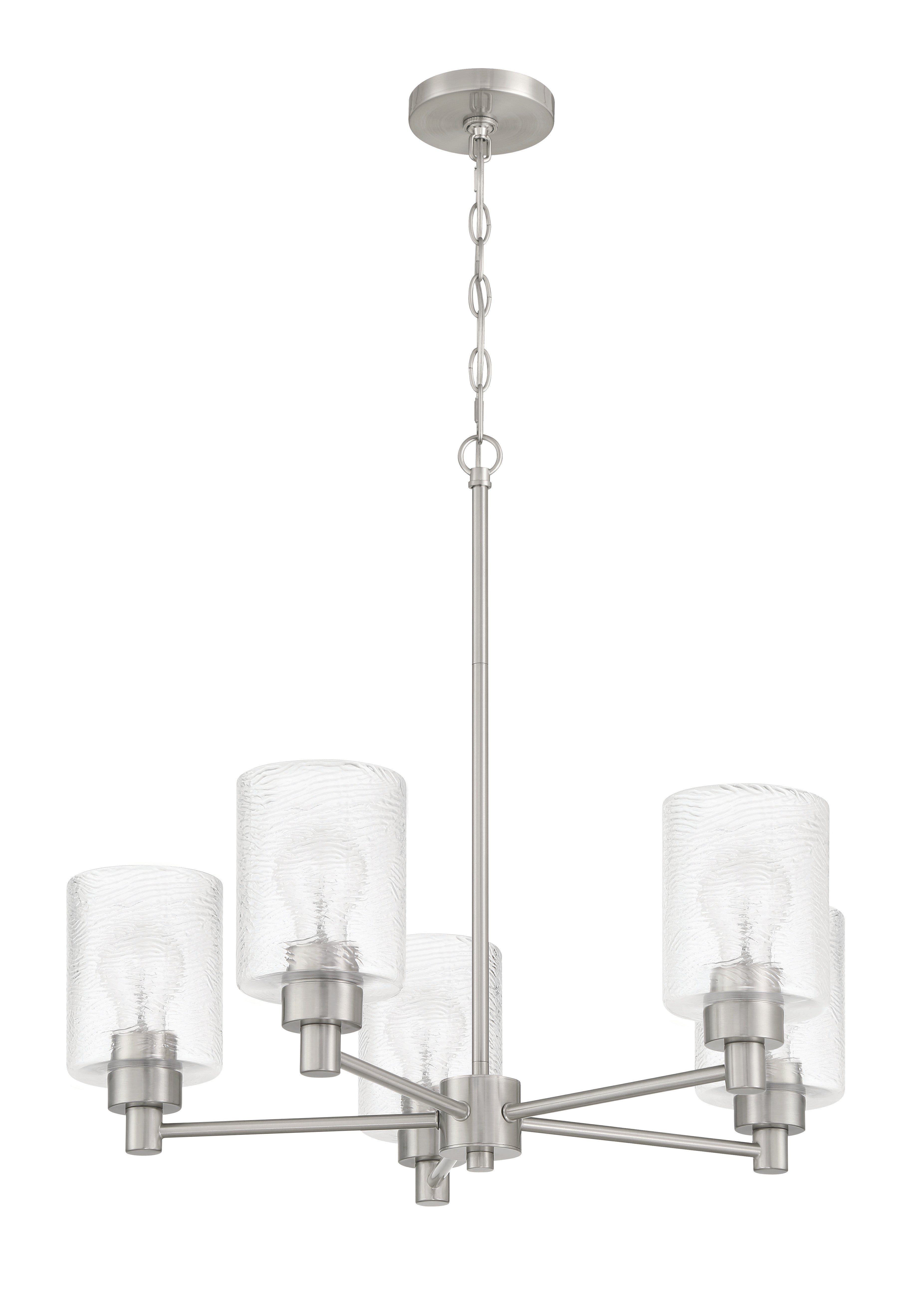 brushed polished nickel chandeliers