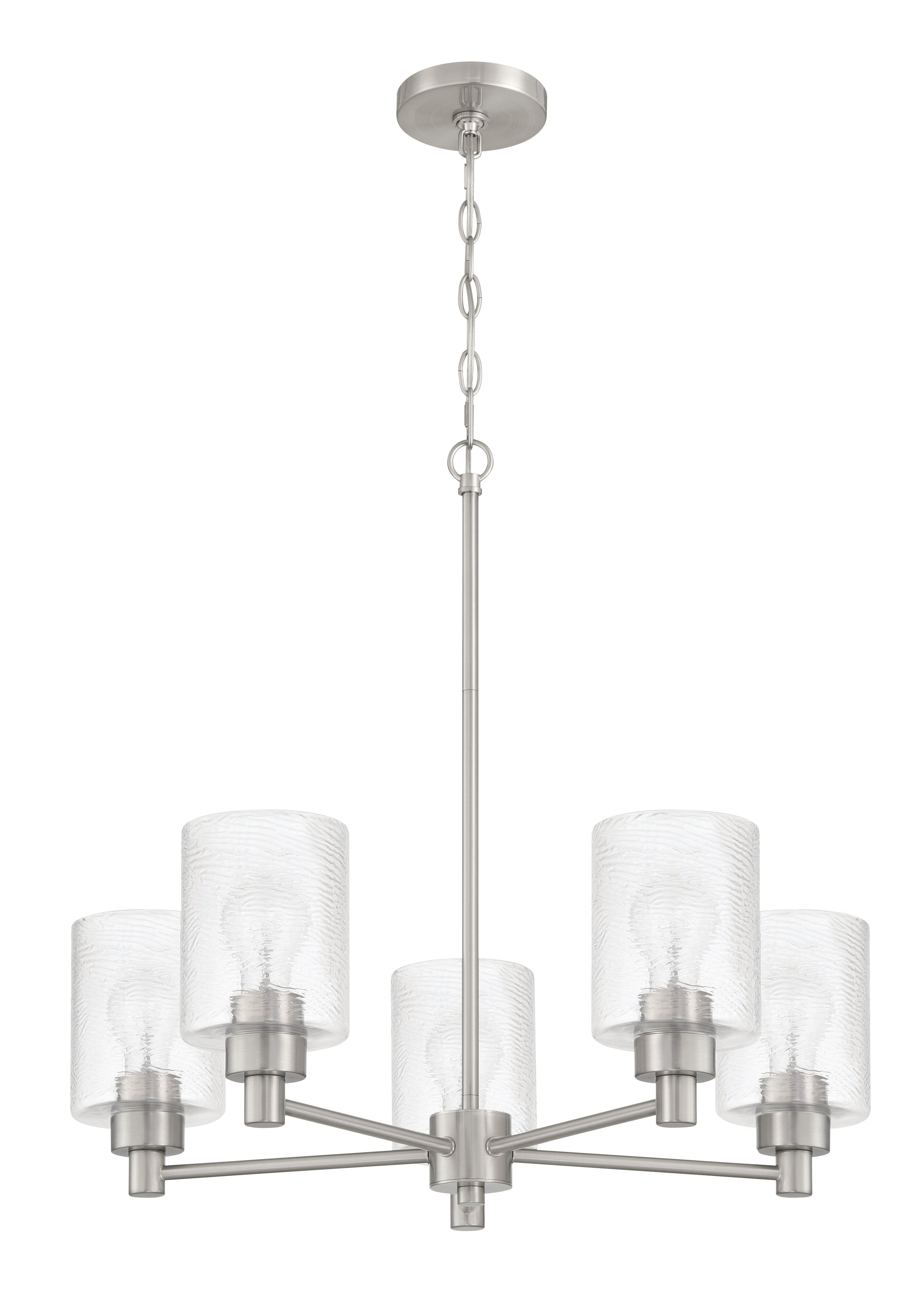 brushed polished nickel chandeliers