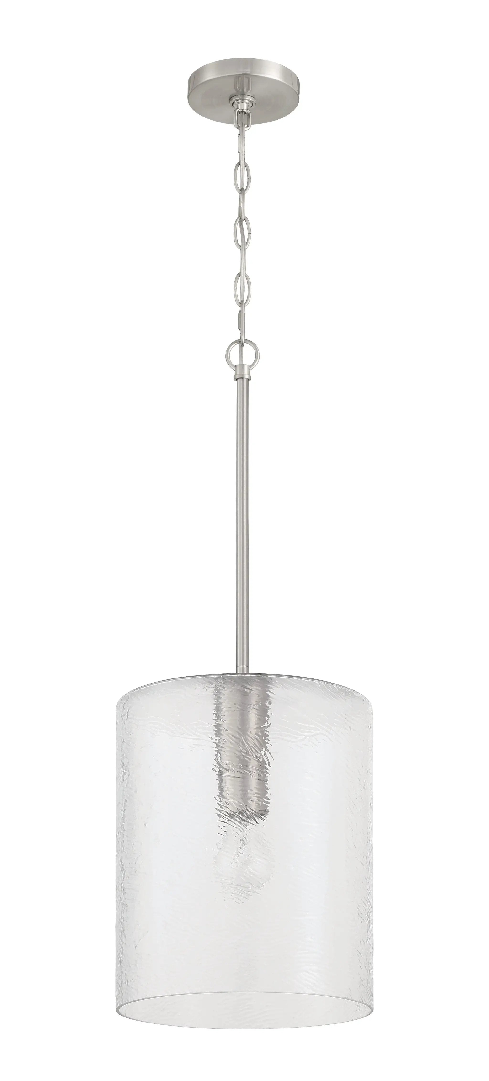 brushed polished nickel pendants