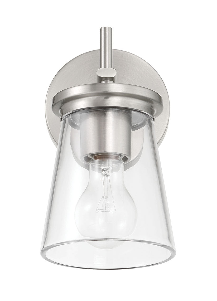 brushed polished nickel wall sconces