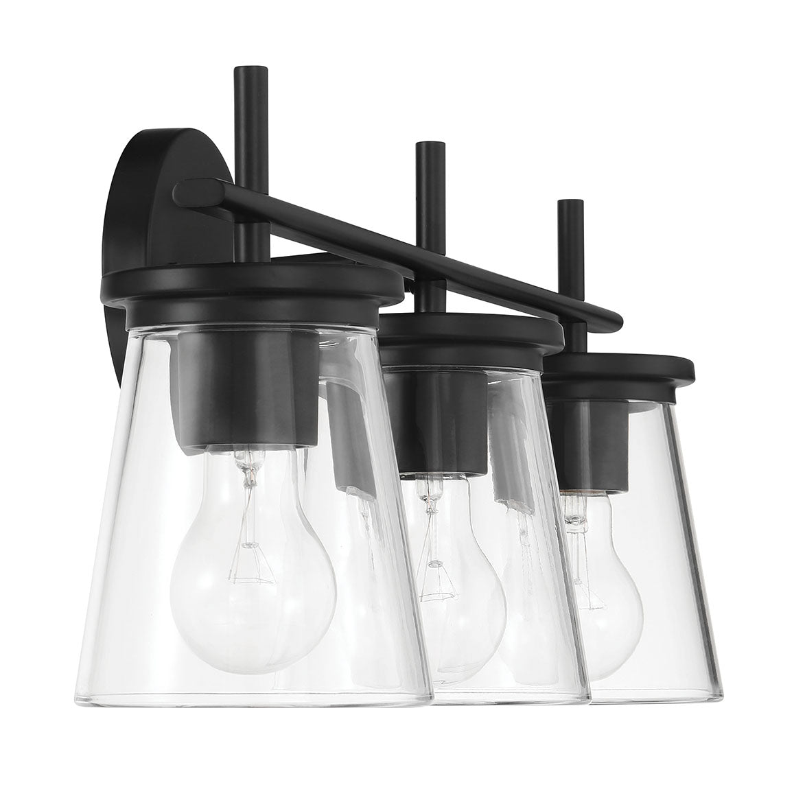 flat black wall sconces