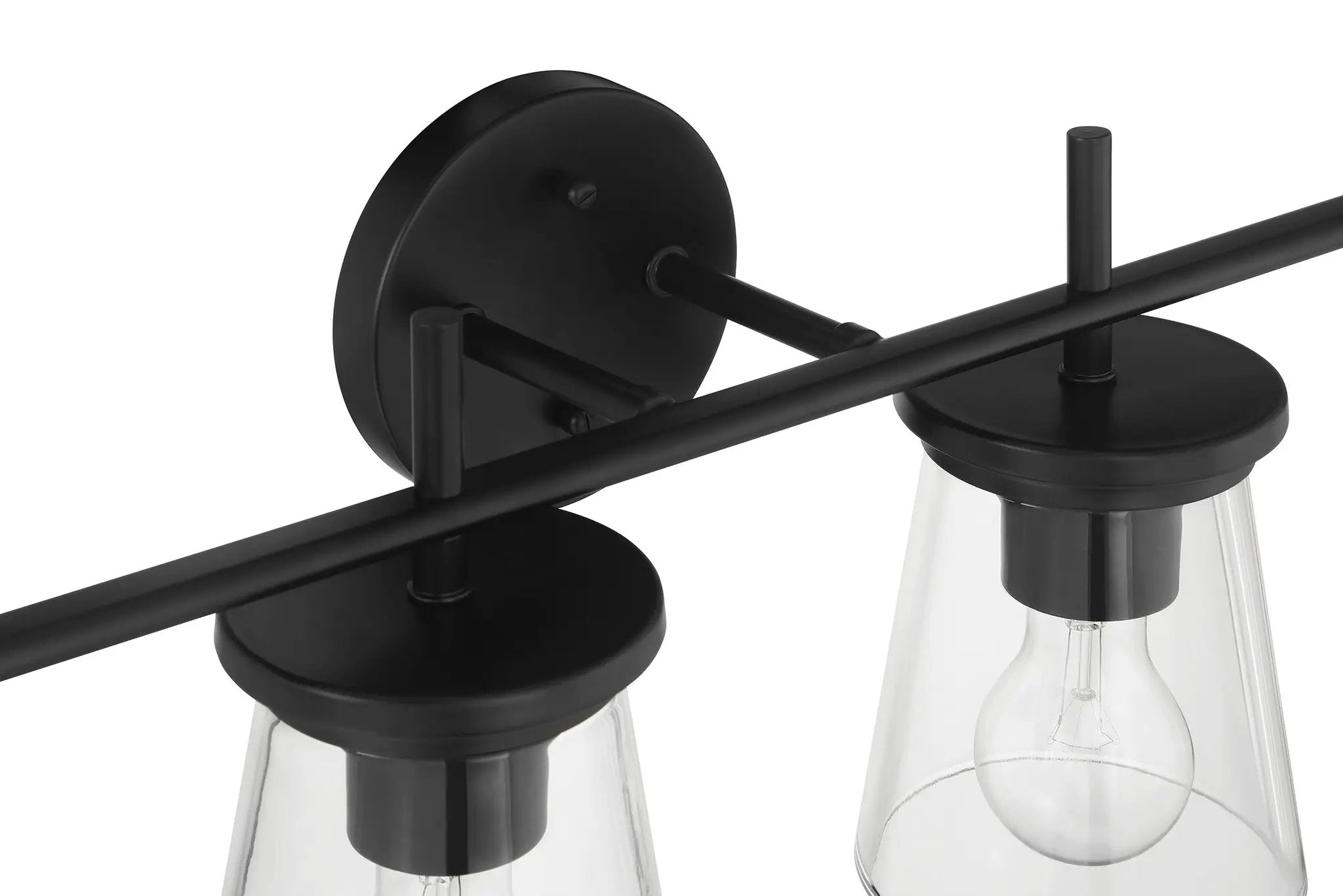 flat black wall sconces