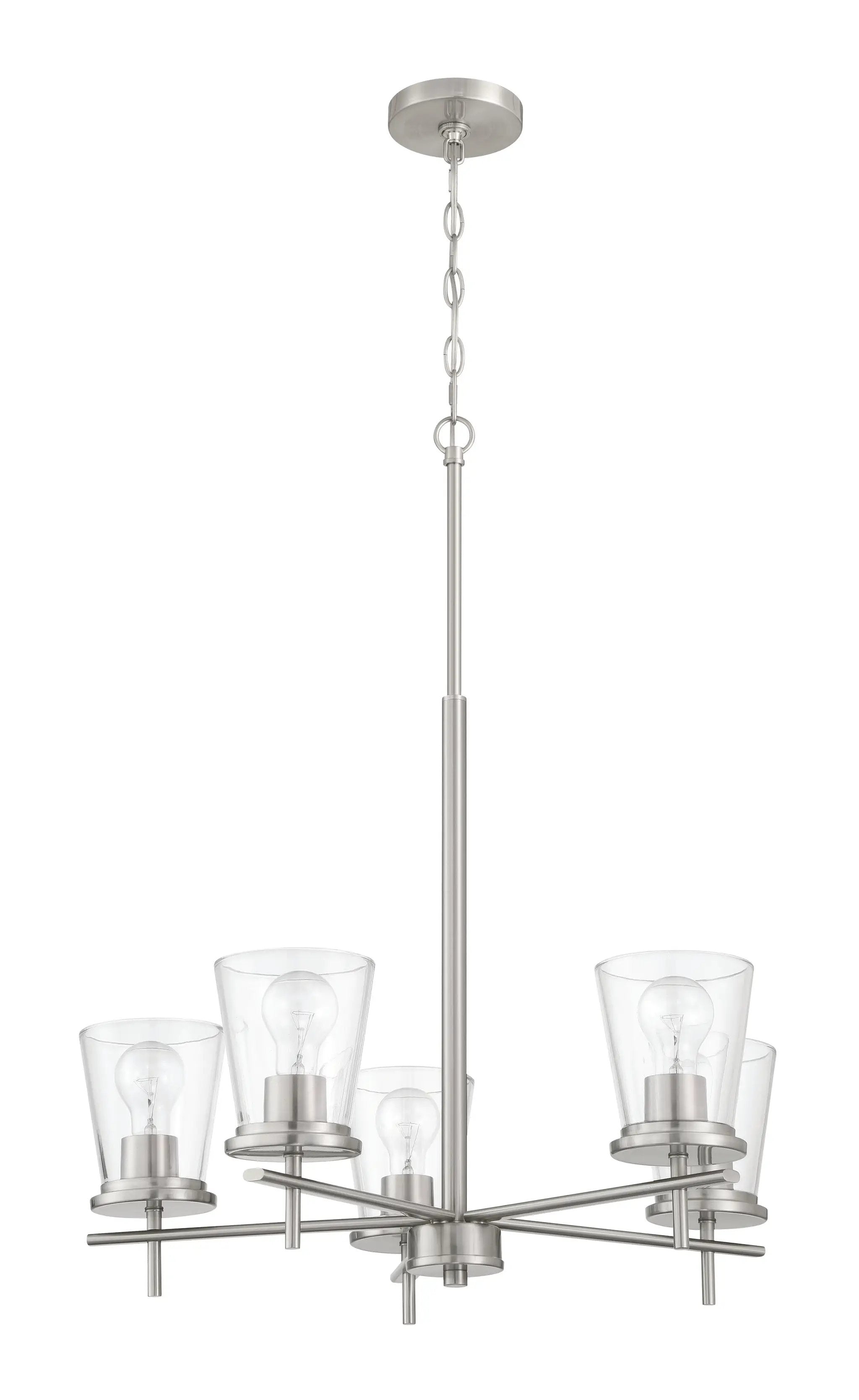 brushed polished nickel chandeliers