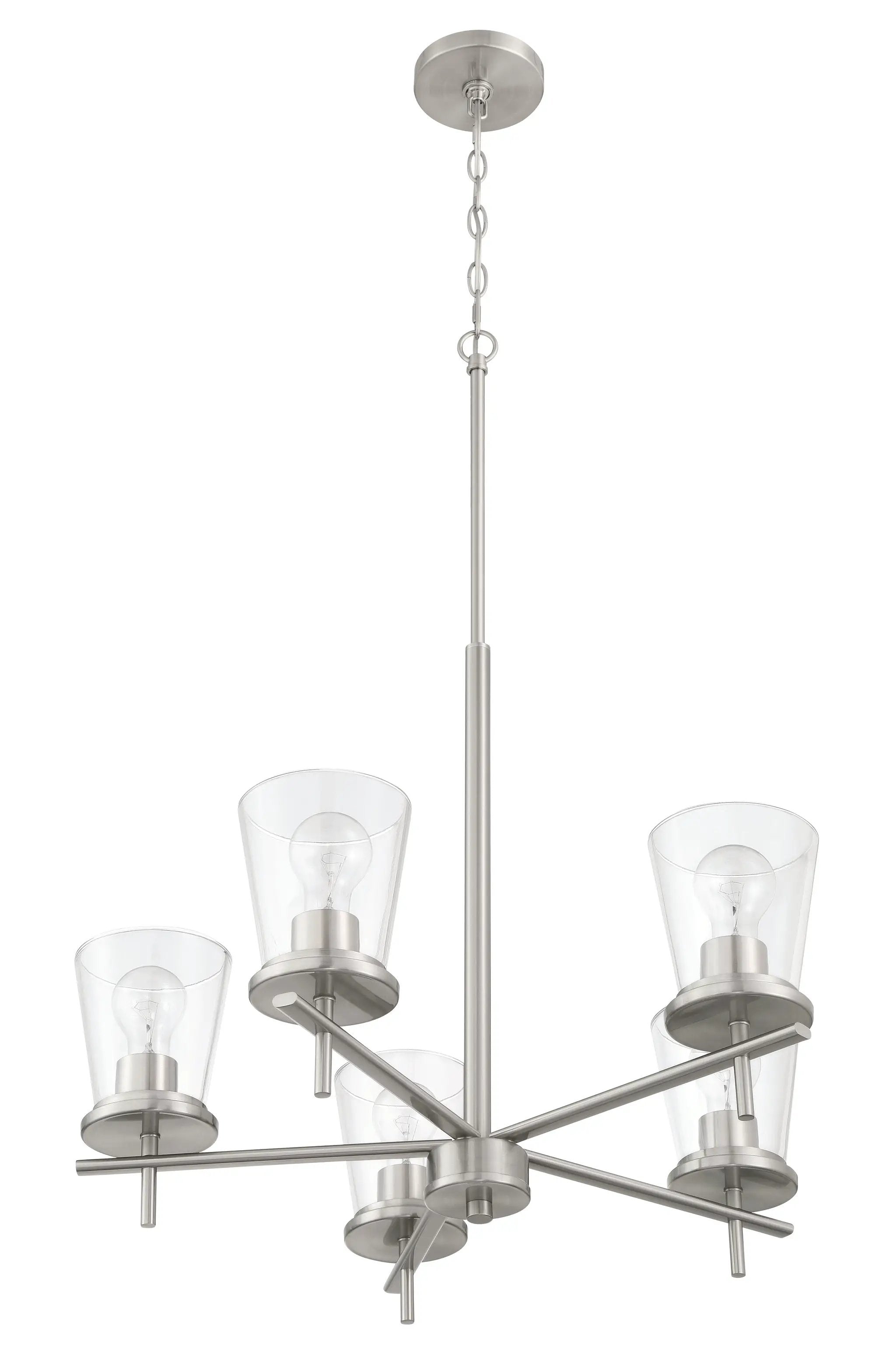 brushed polished nickel chandeliers