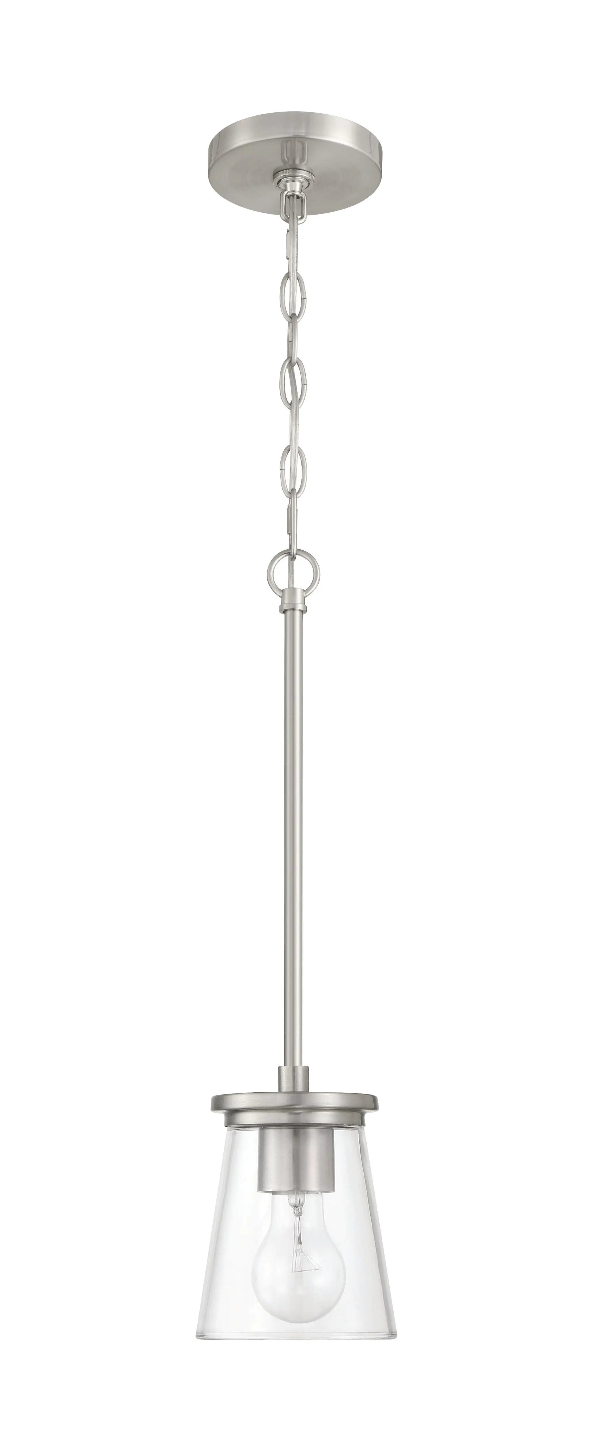 brushed polished nickel pendants