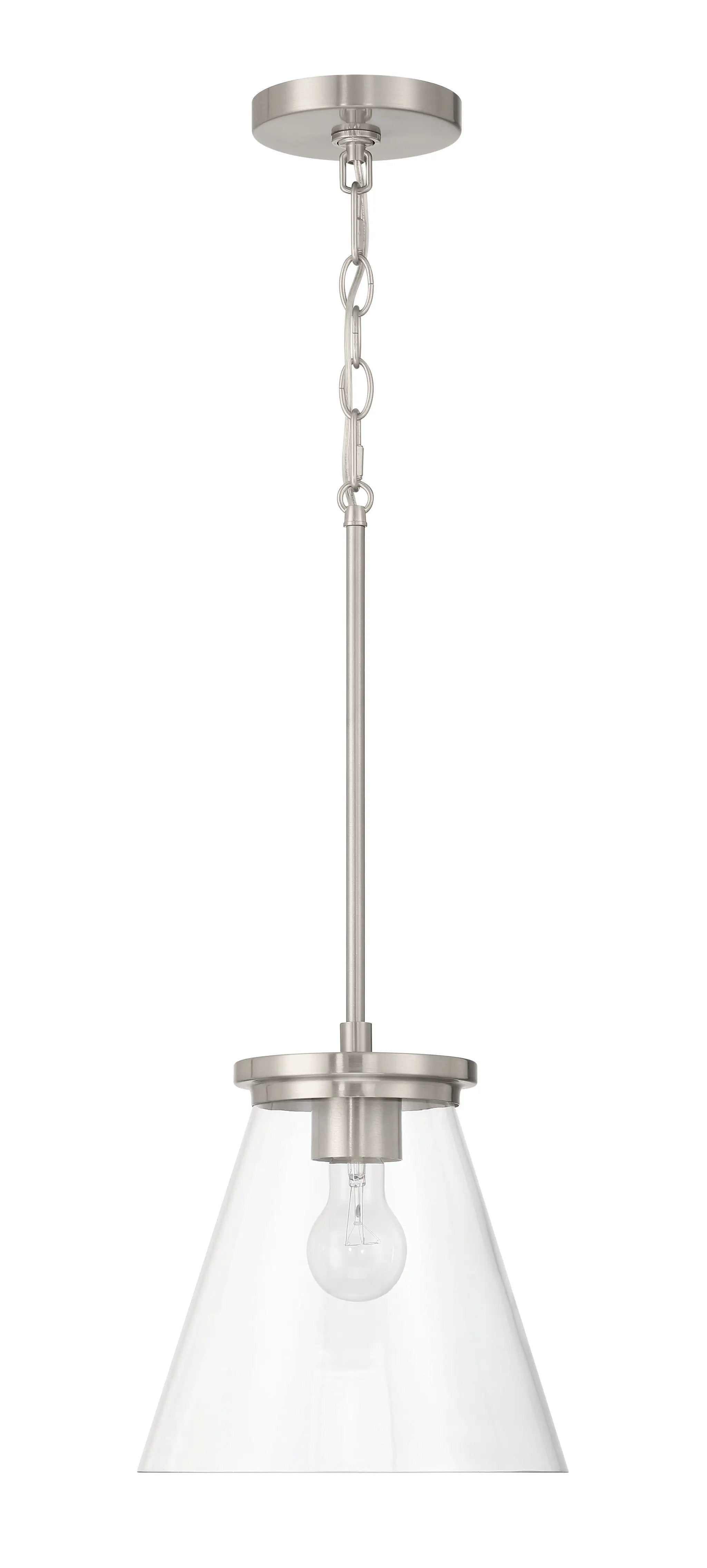 brushed polished nickel pendants