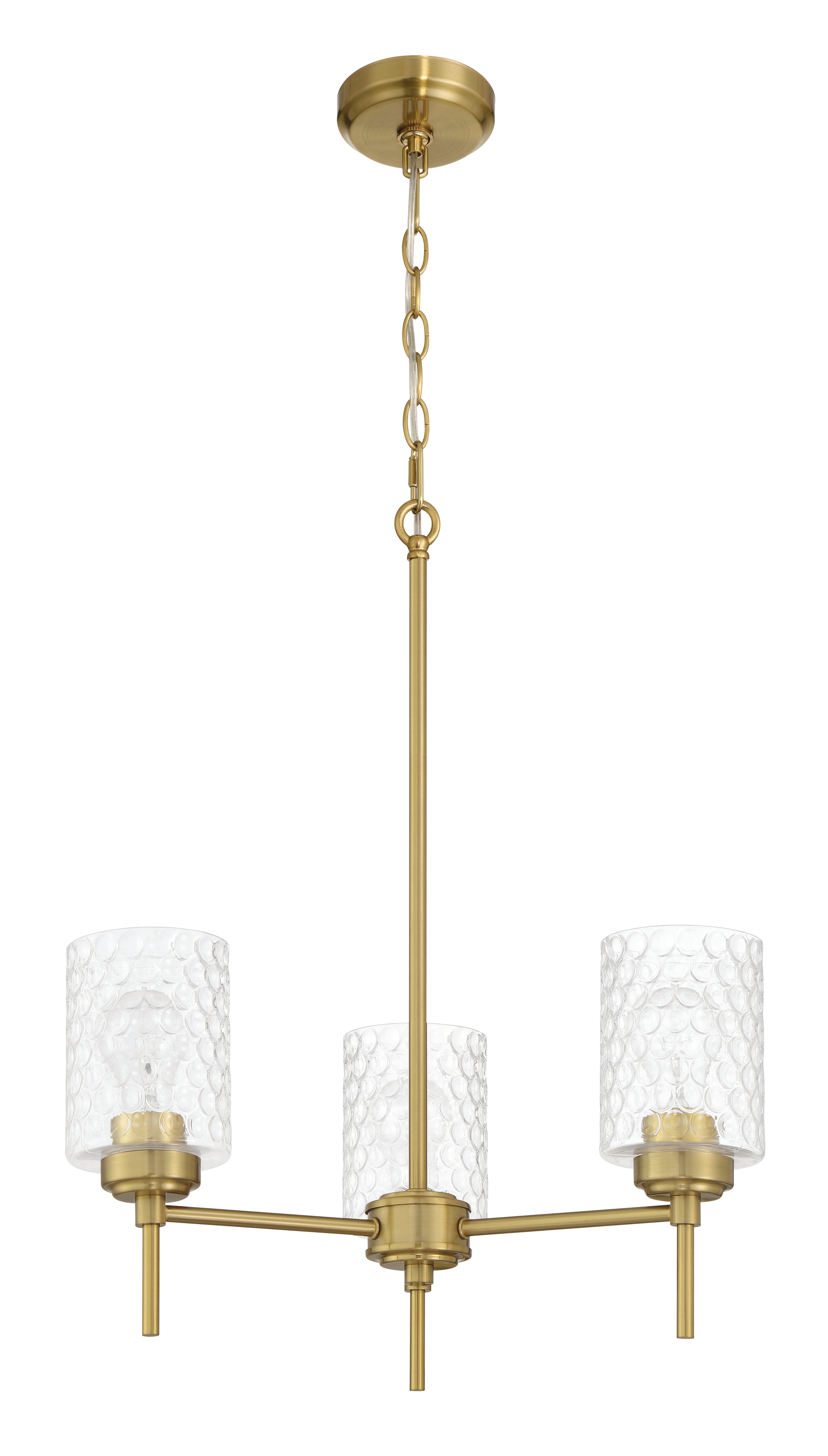 satin brass chandeliers