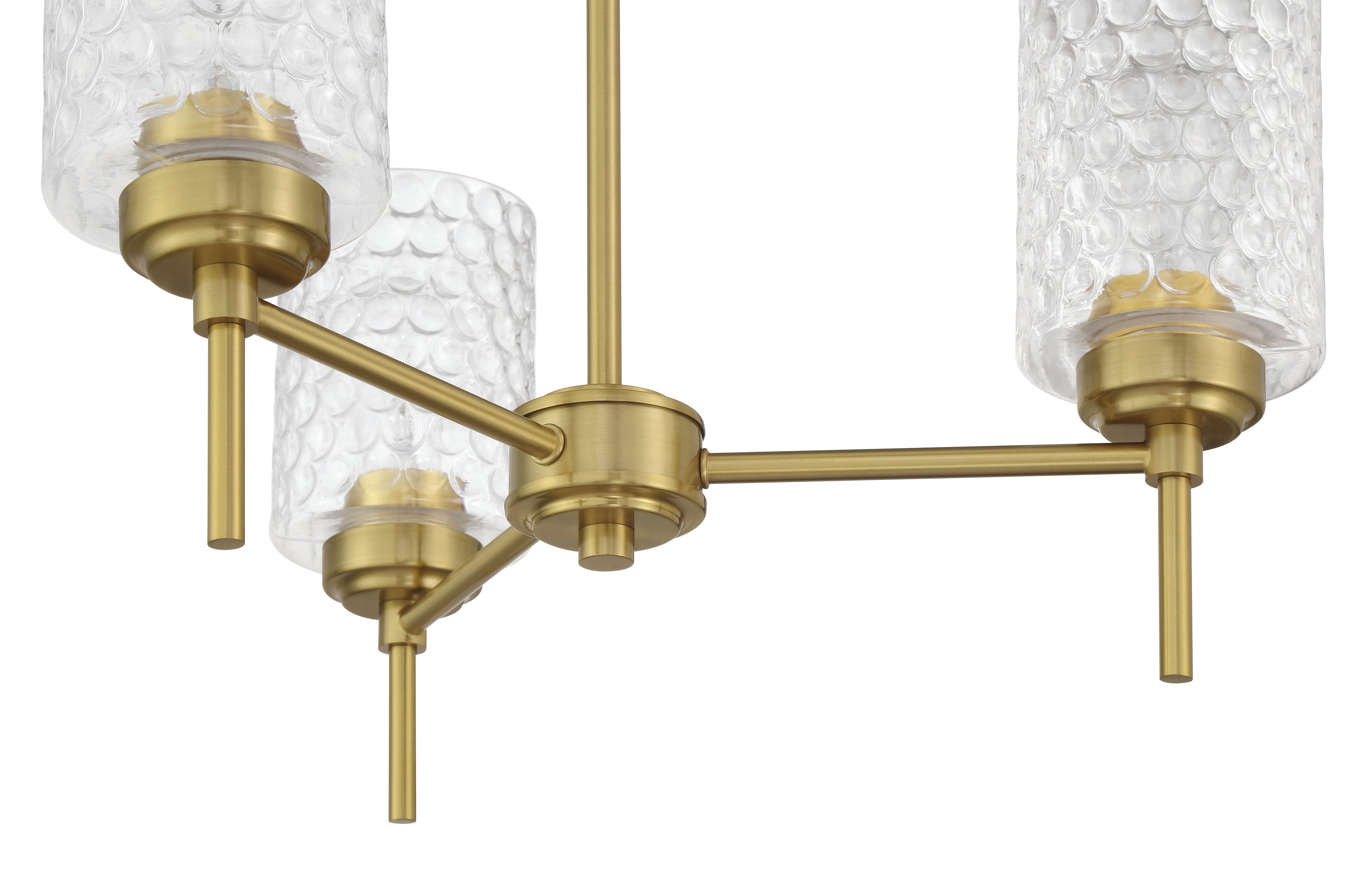 satin brass chandeliers