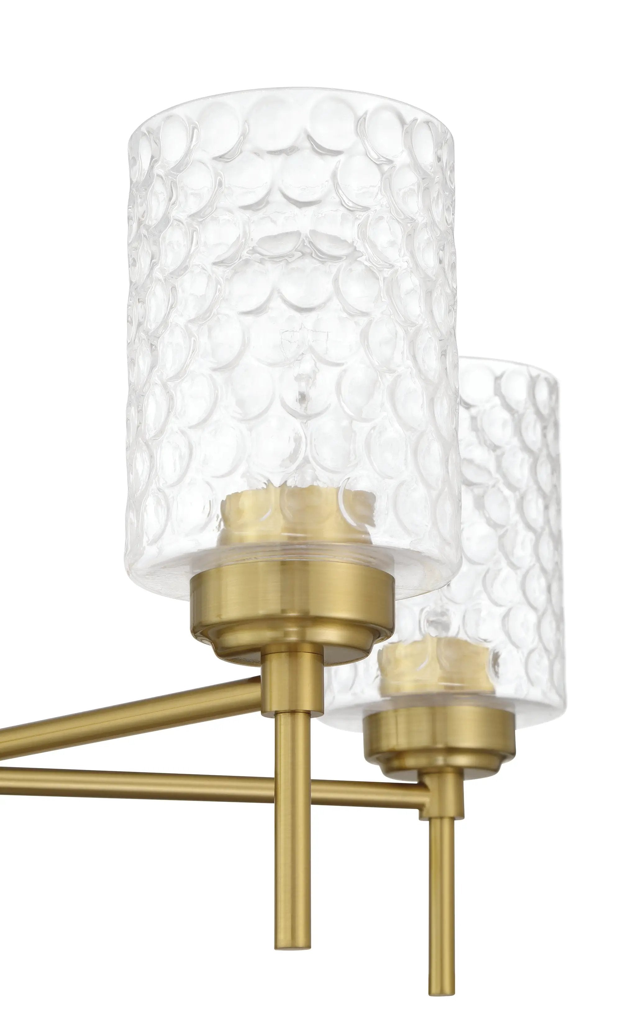 satin brass chandeliers