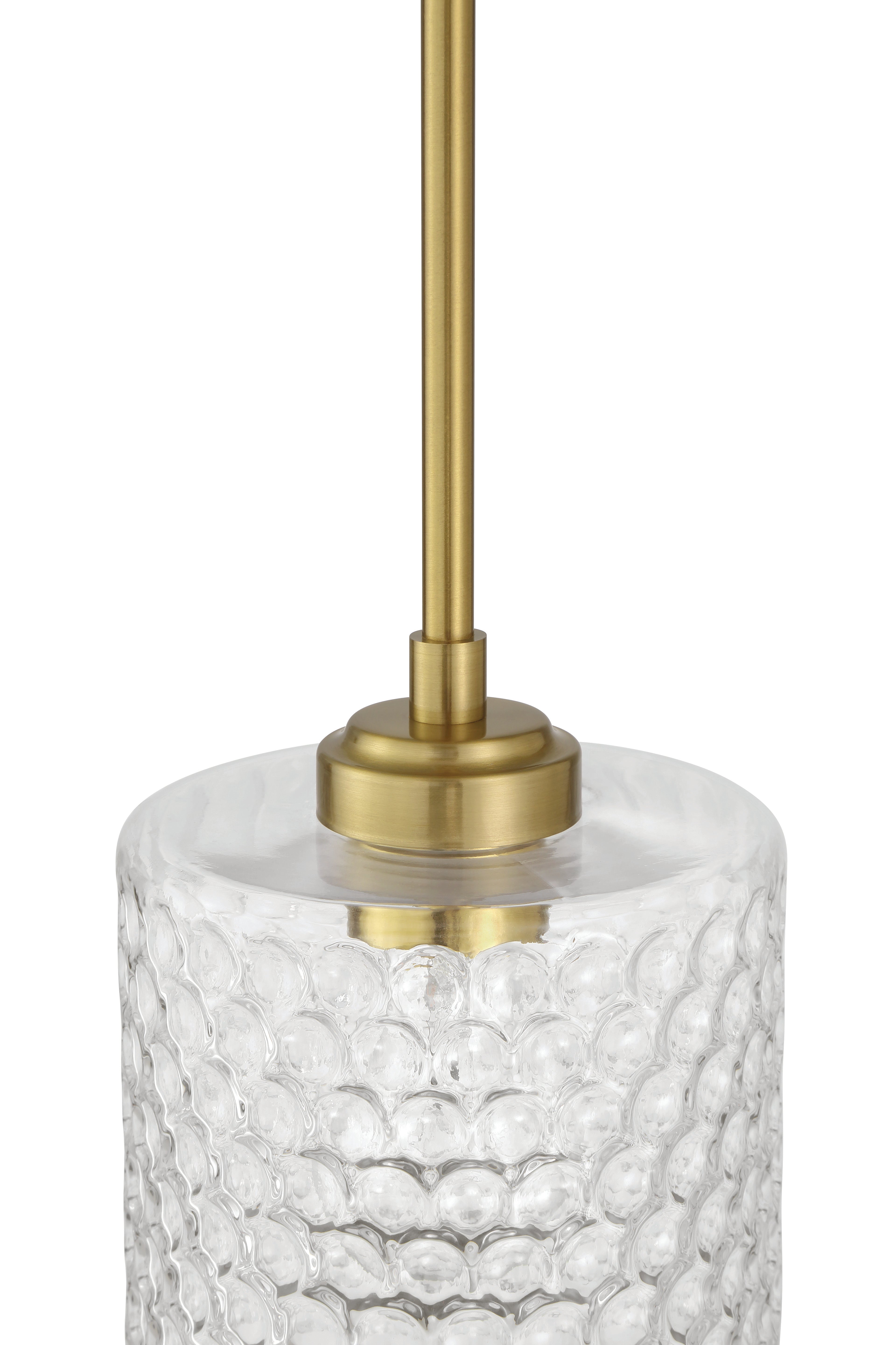 satin brass pendants