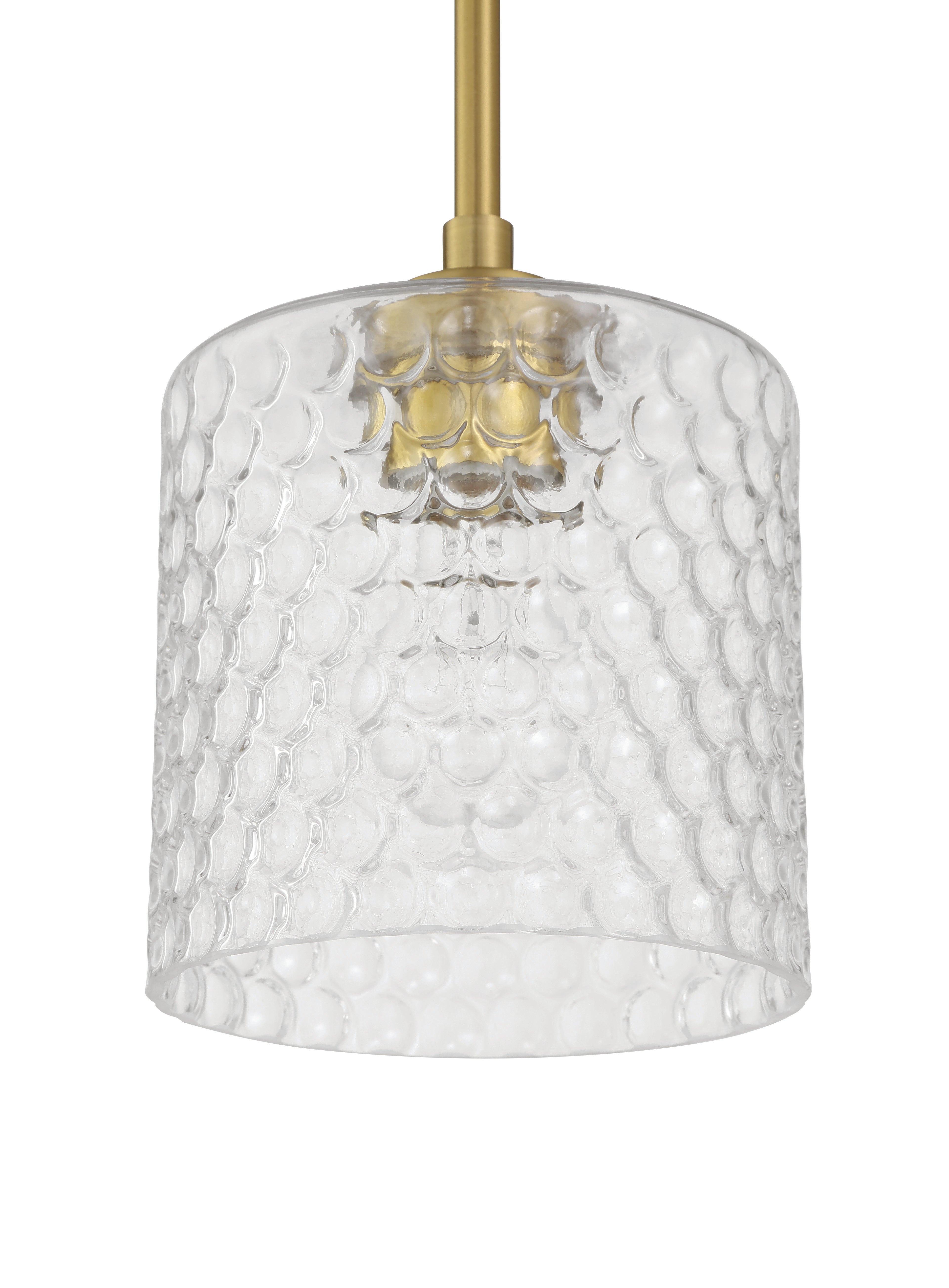 satin brass pendants