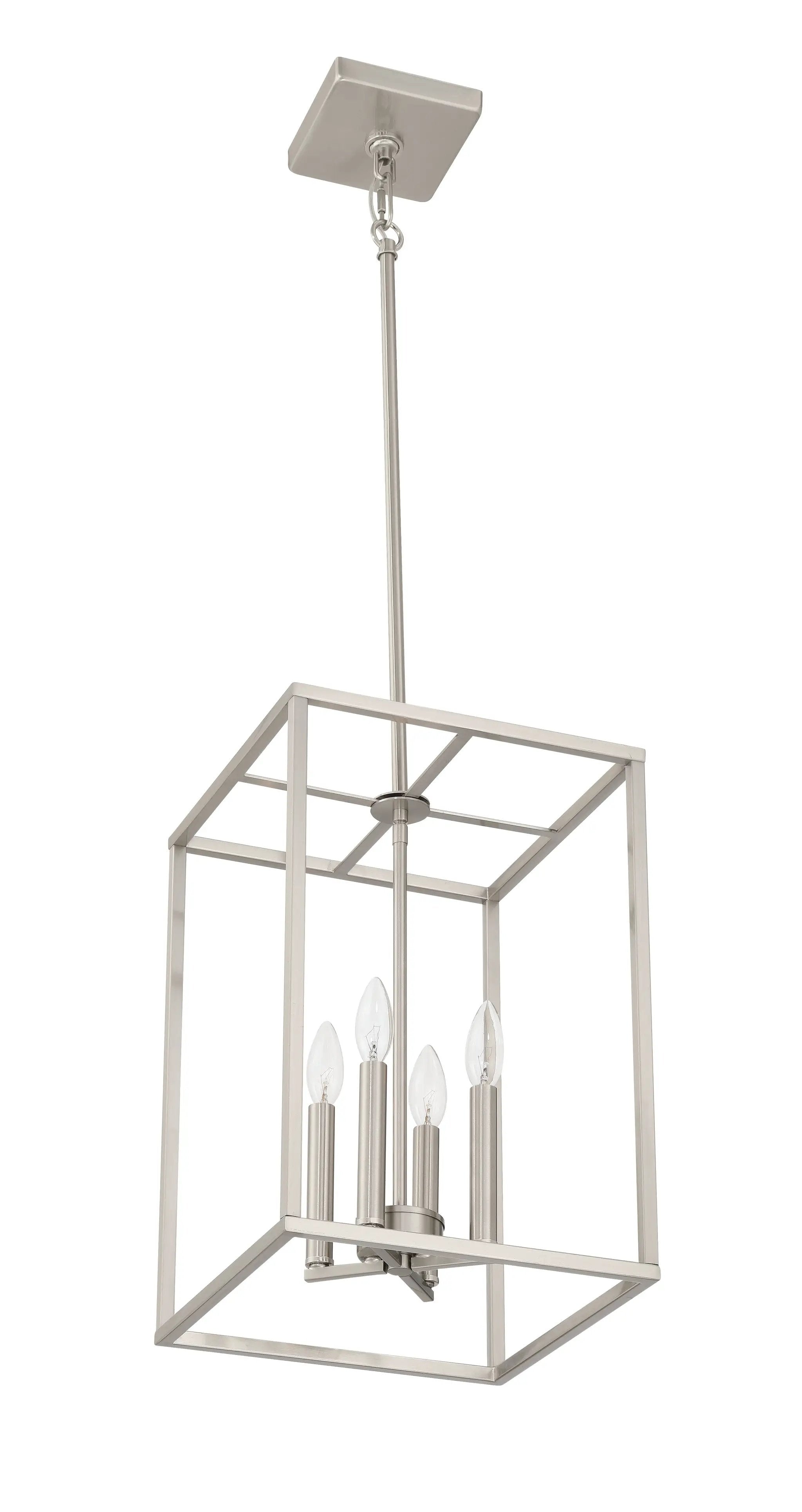 brushed polished nickel pendants