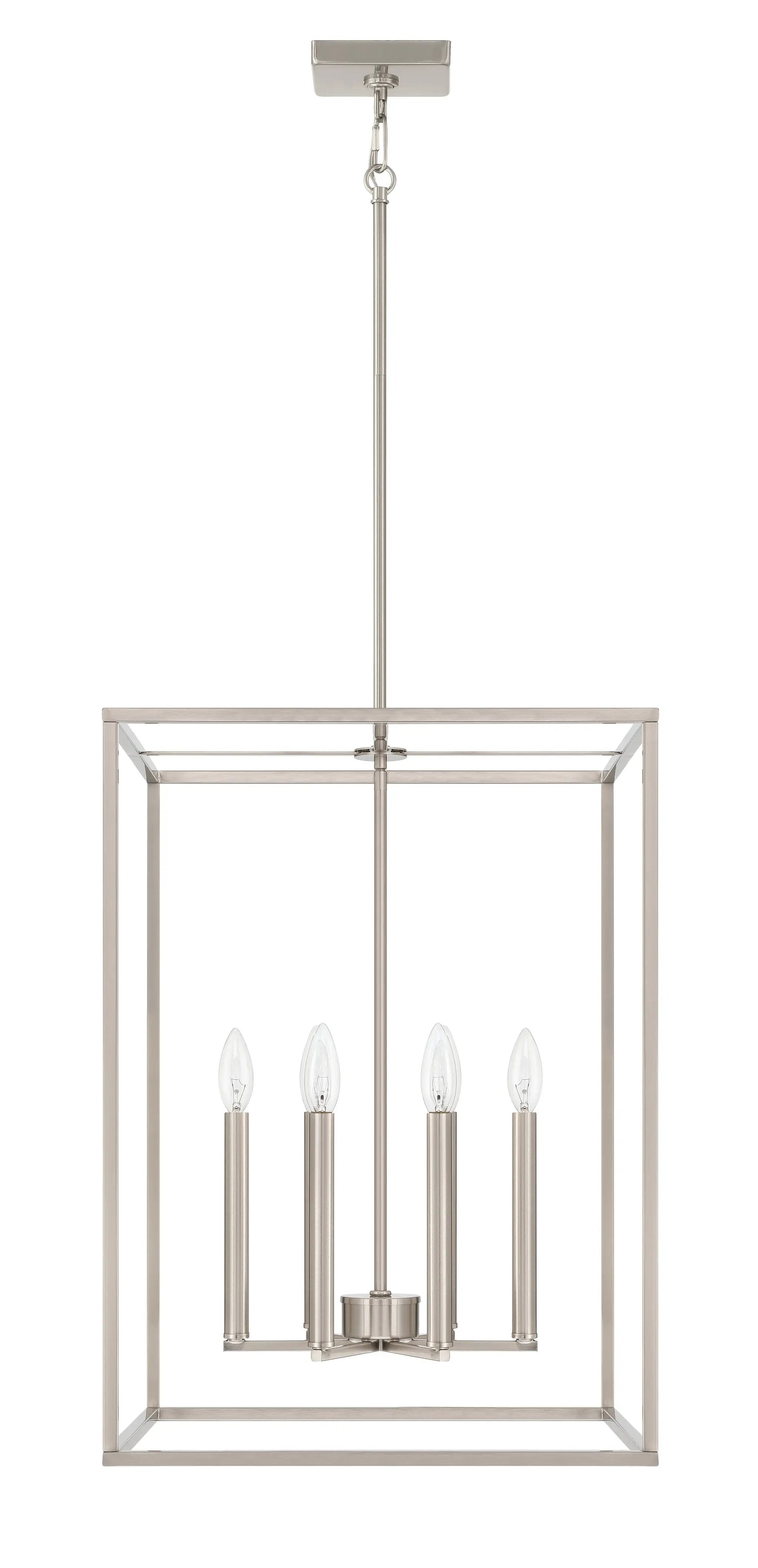 brushed polished nickel pendants