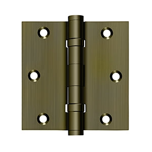 Deltana 3-1/2" x 3-1/2" Square Hinge, Ball Bearings