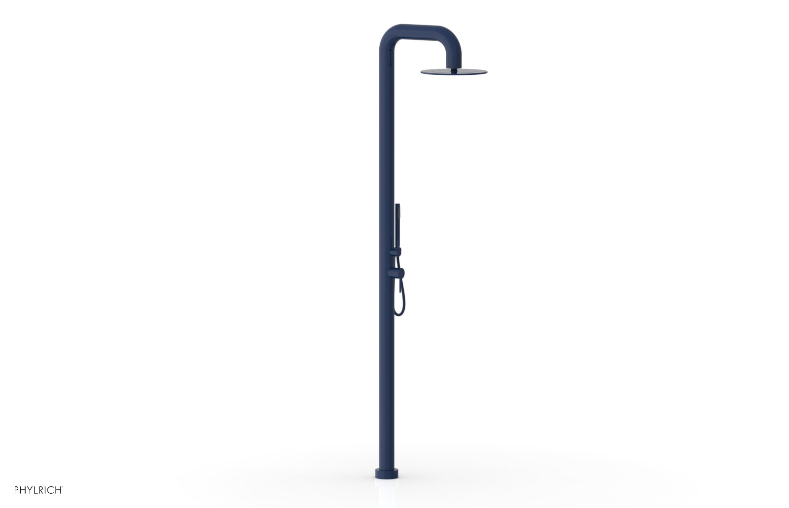 Phylrich OUTDOOR SHOWER Pressure Balance Shower with 12" Rain Head and Hand Shower