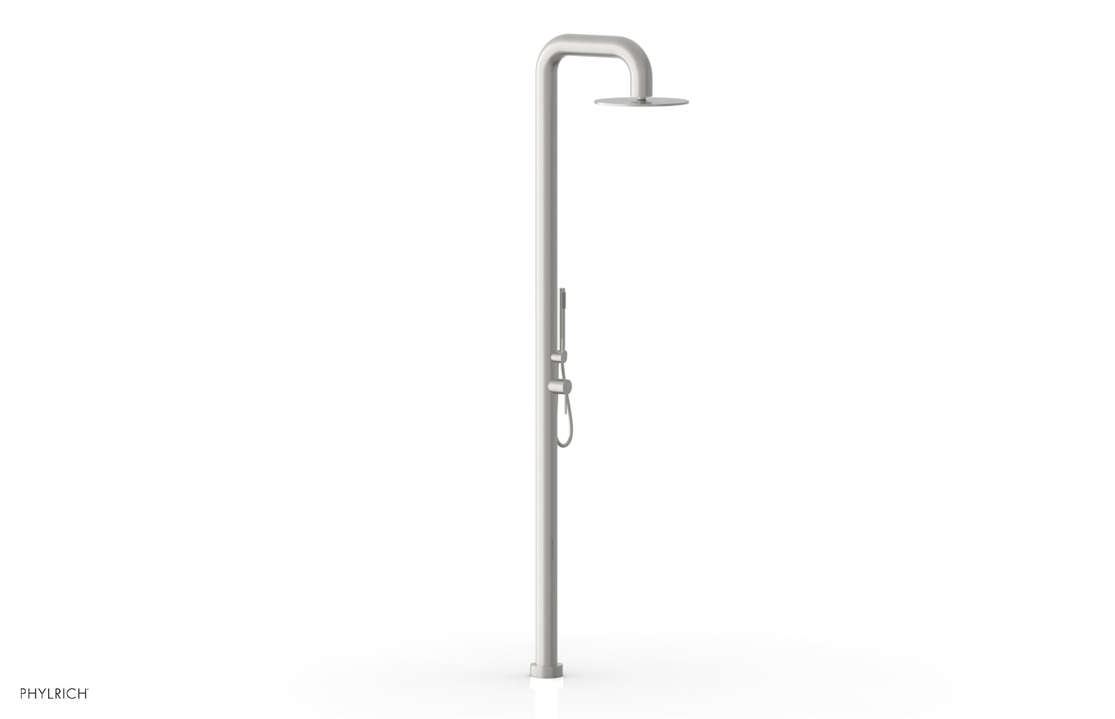 Phylrich OUTDOOR SHOWER Pressure Balance Shower with 12" Rain Head and Hand Shower