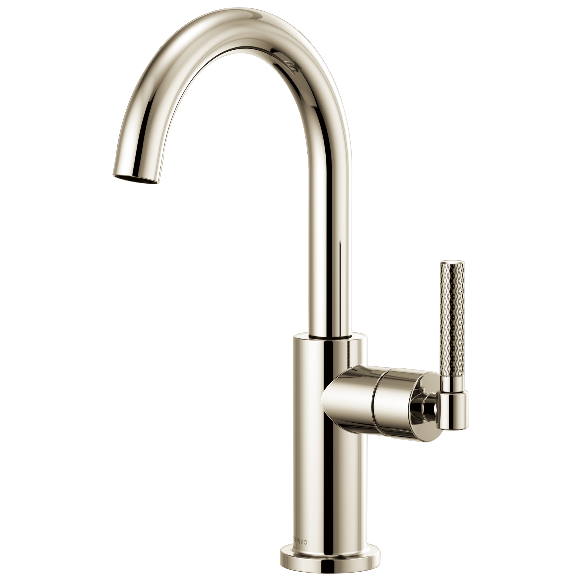 Brizo Litze Bar Faucet with Arc Spout and Knurled Handle Kit