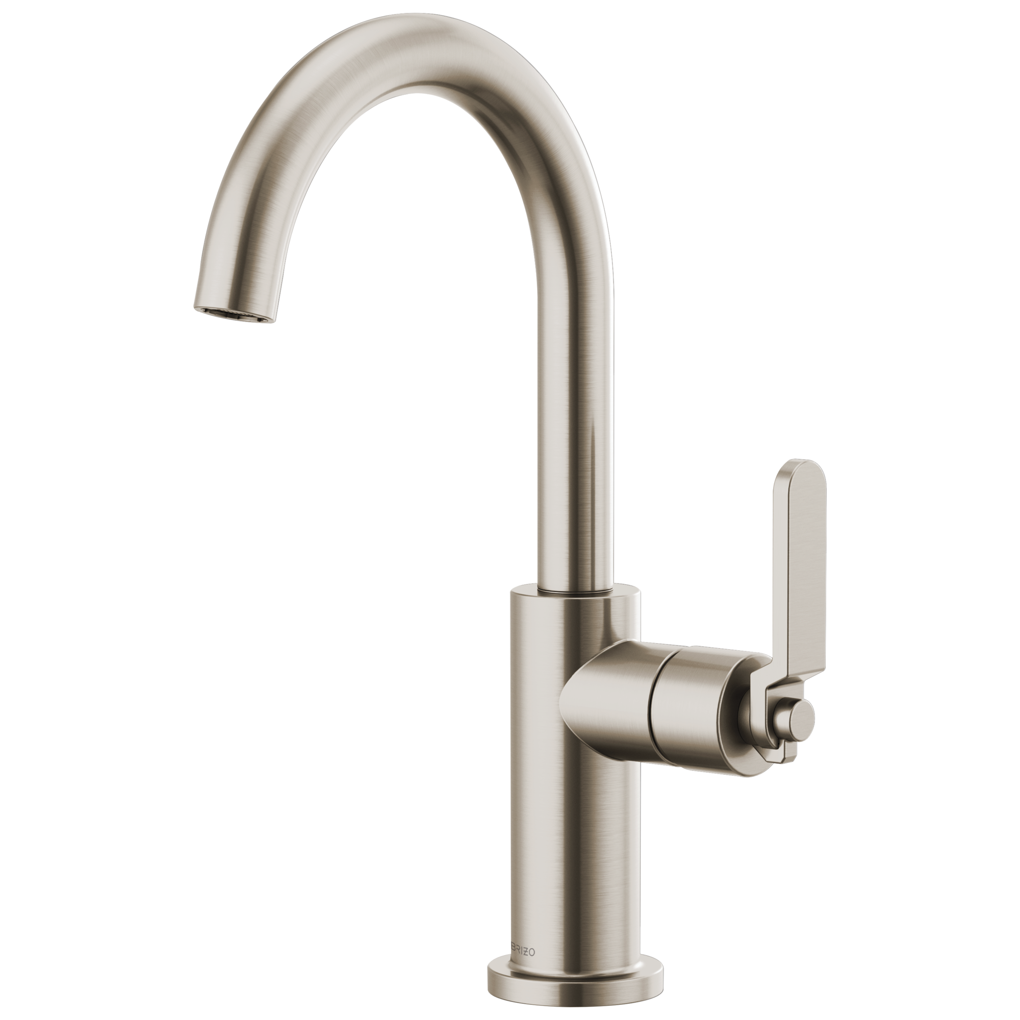 Brizo Litze Bar Faucet with Arc Spout and Industrial Handle Kit