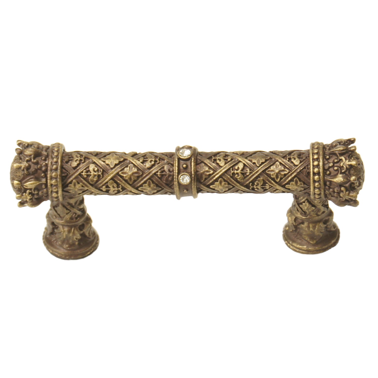 antique brass pull