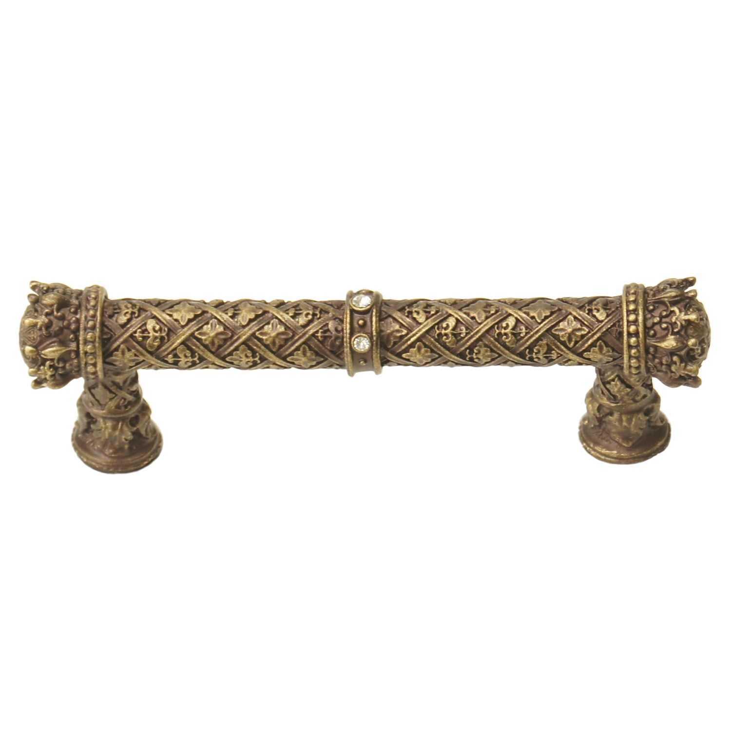 antique brass pull
