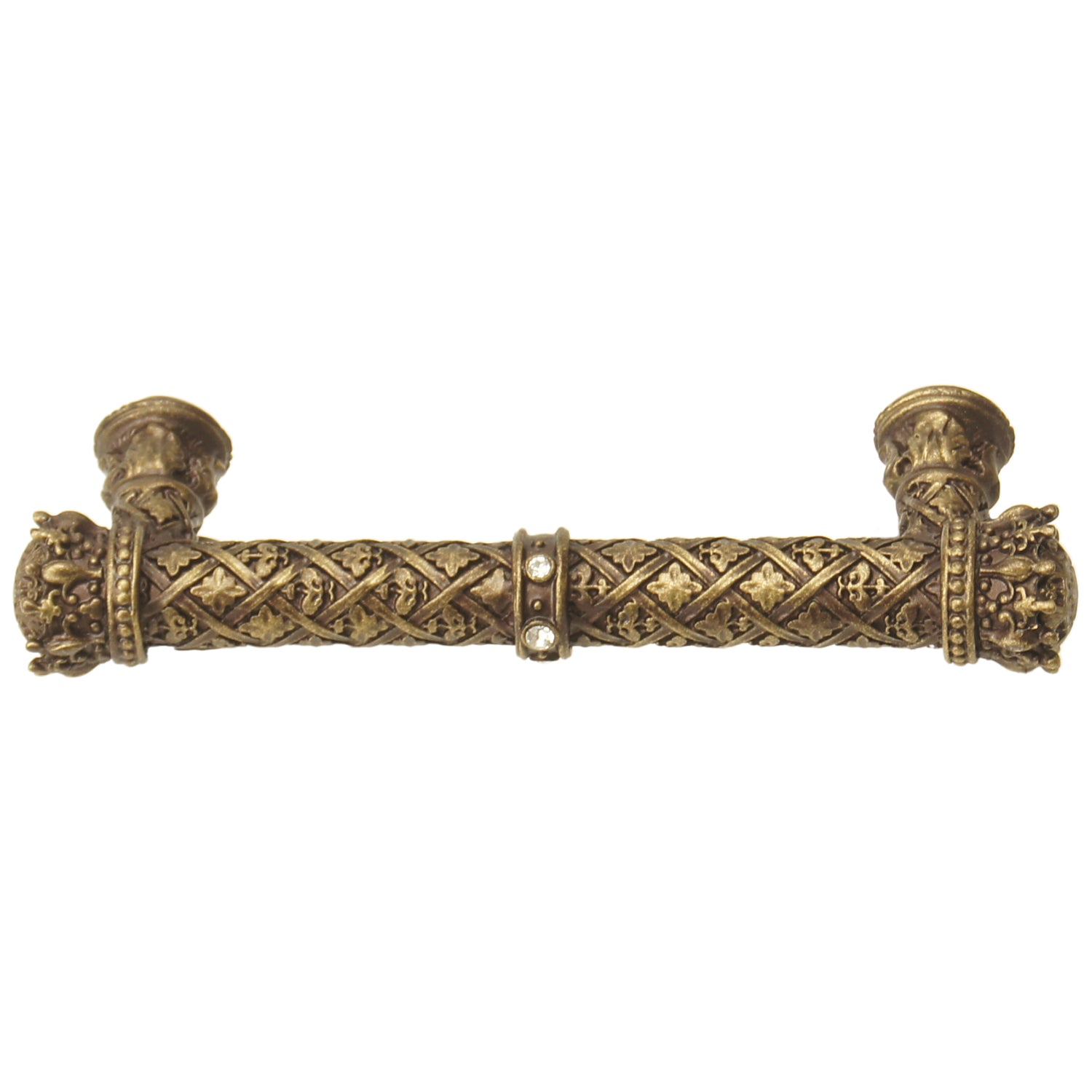 antique brass pull