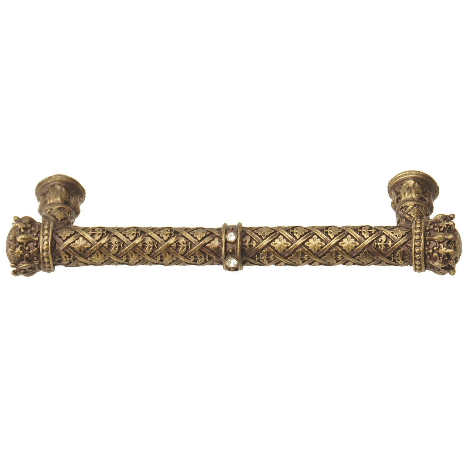 antique brass pull
