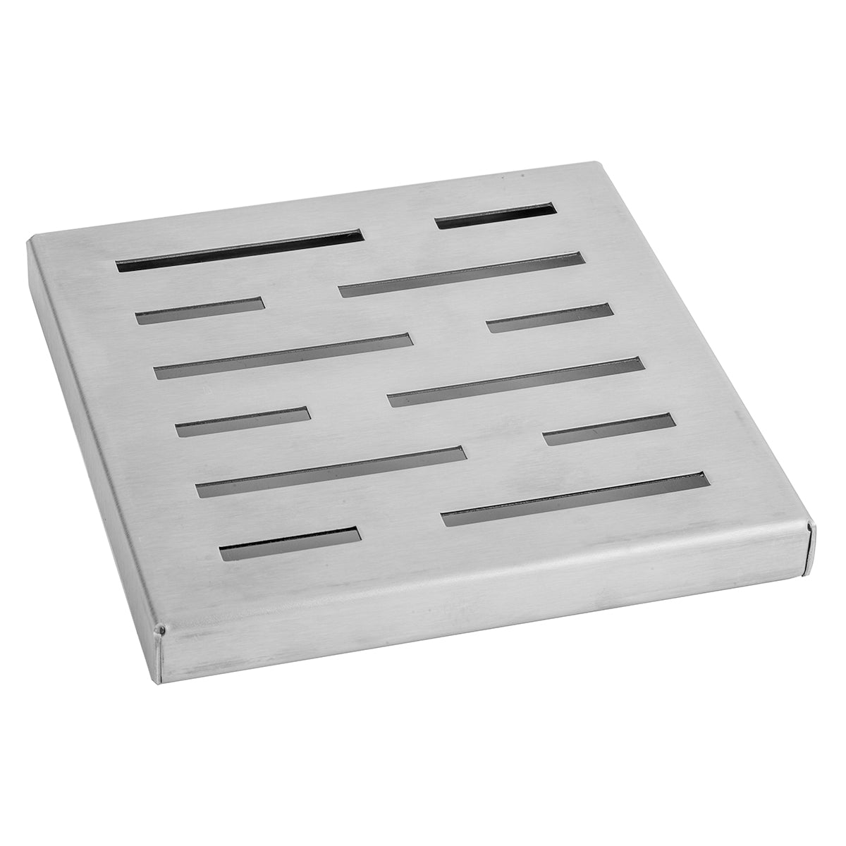 brushed stainless shower drain