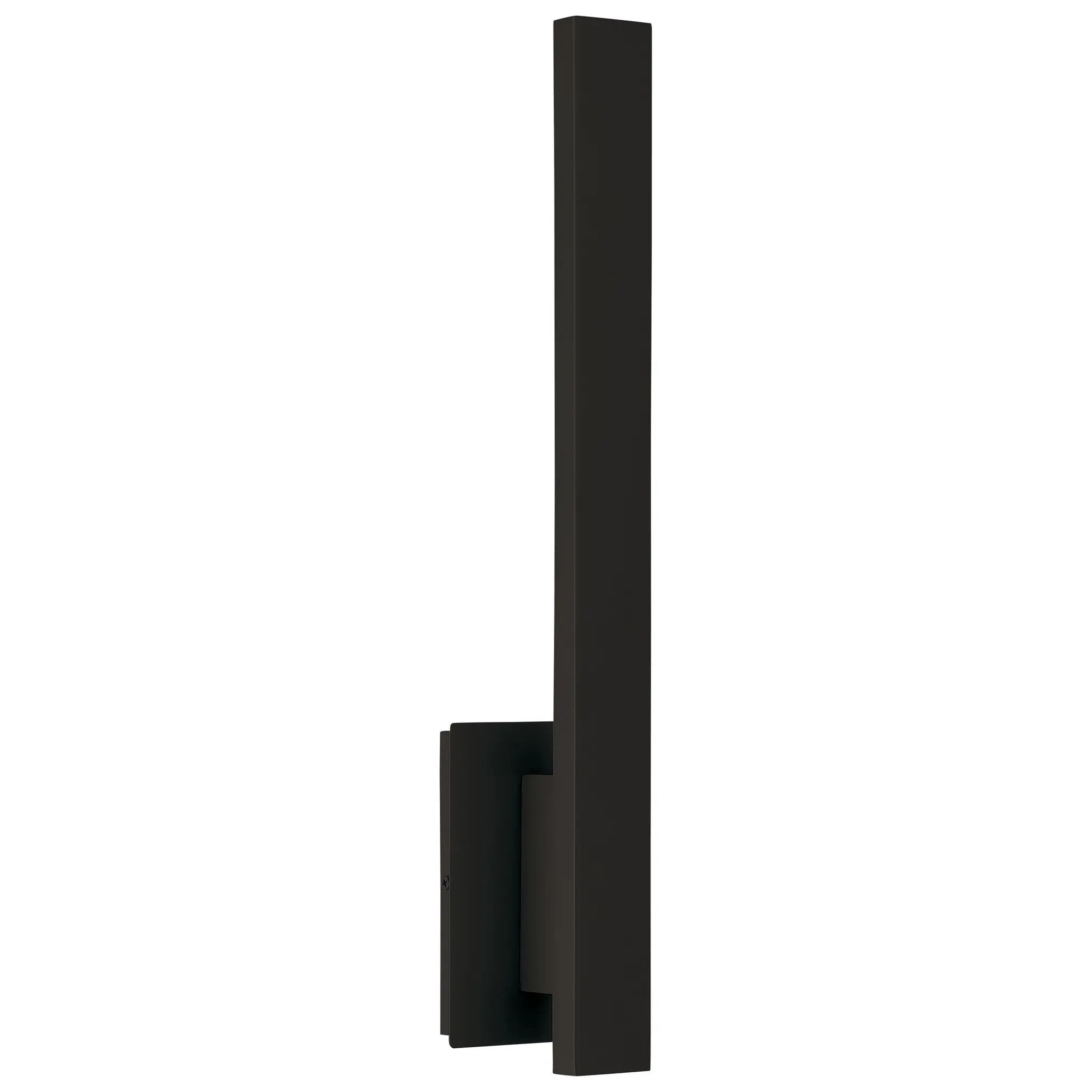 matte black led wall sconce