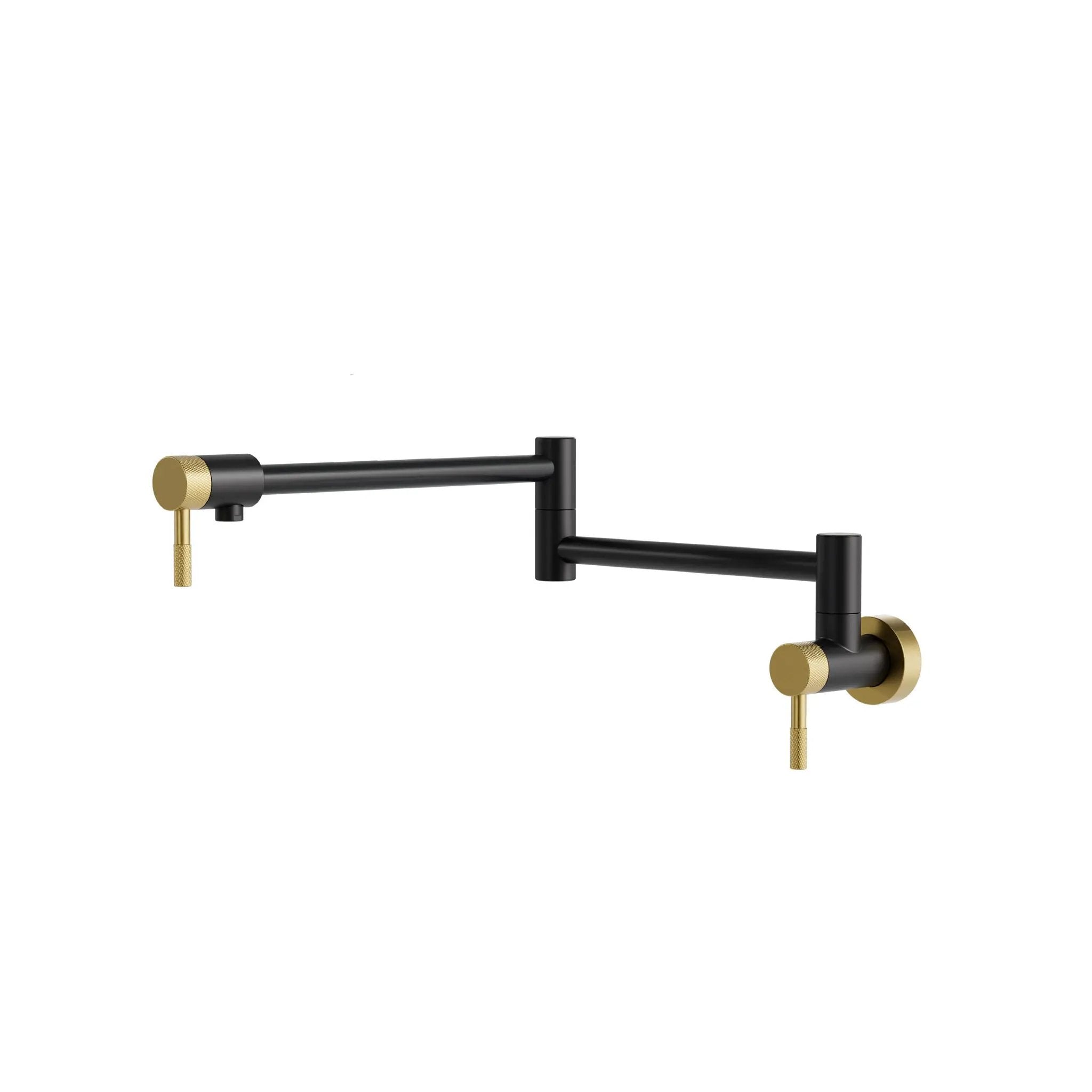 Aquabrass Umix Pot Filler with 2 Actuators by Aquabrass