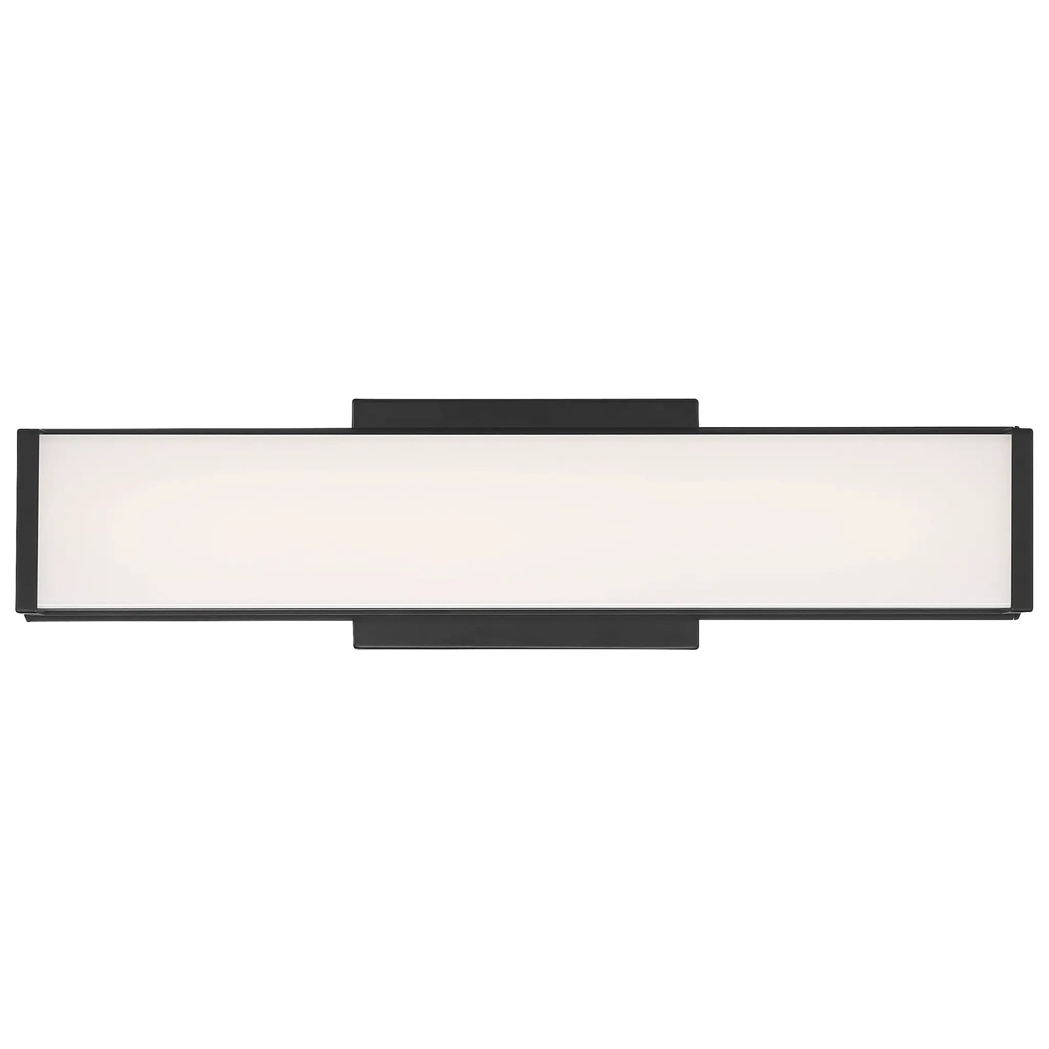 matte black led vanity