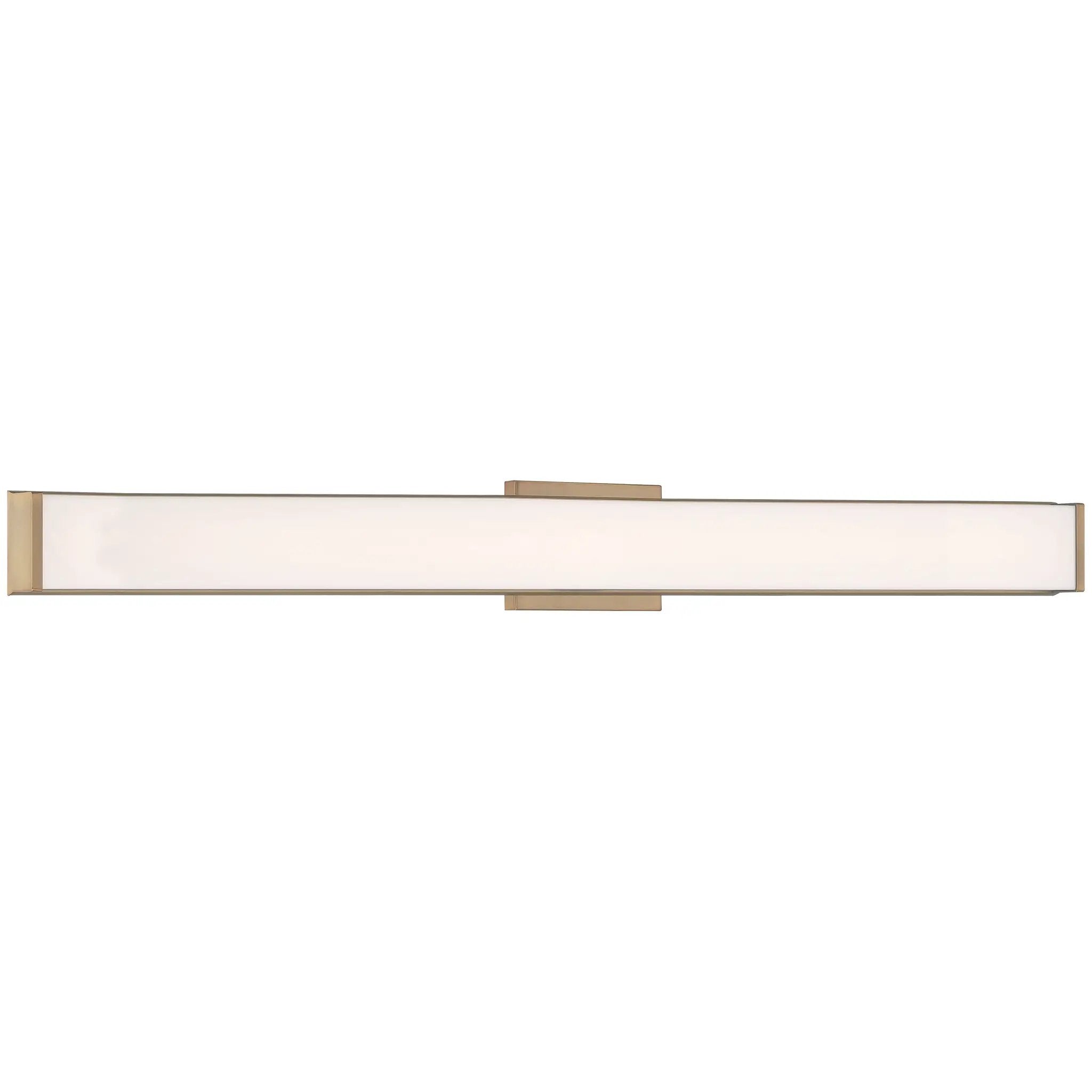 antique brushed brass led vanity