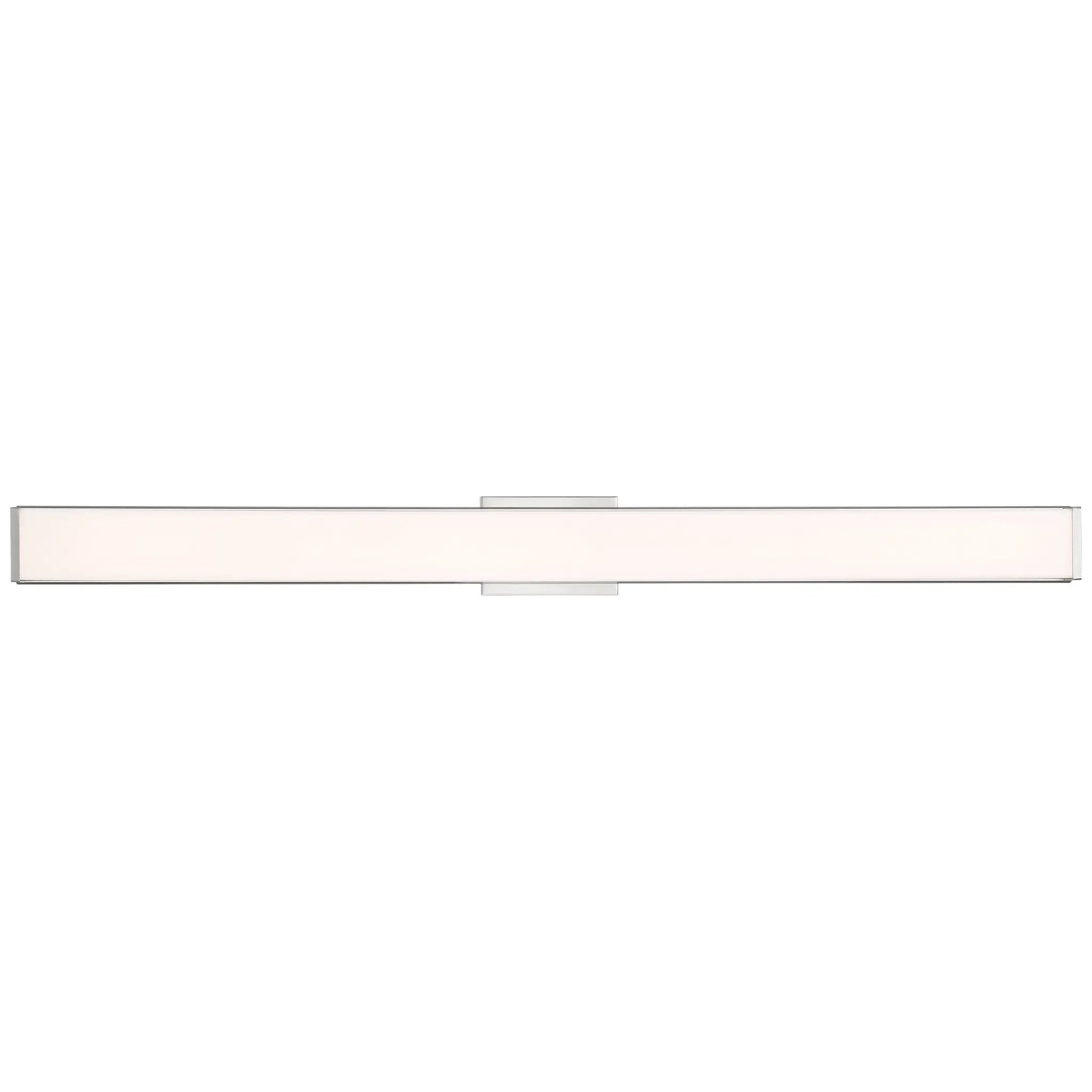 brushed steel led vanity